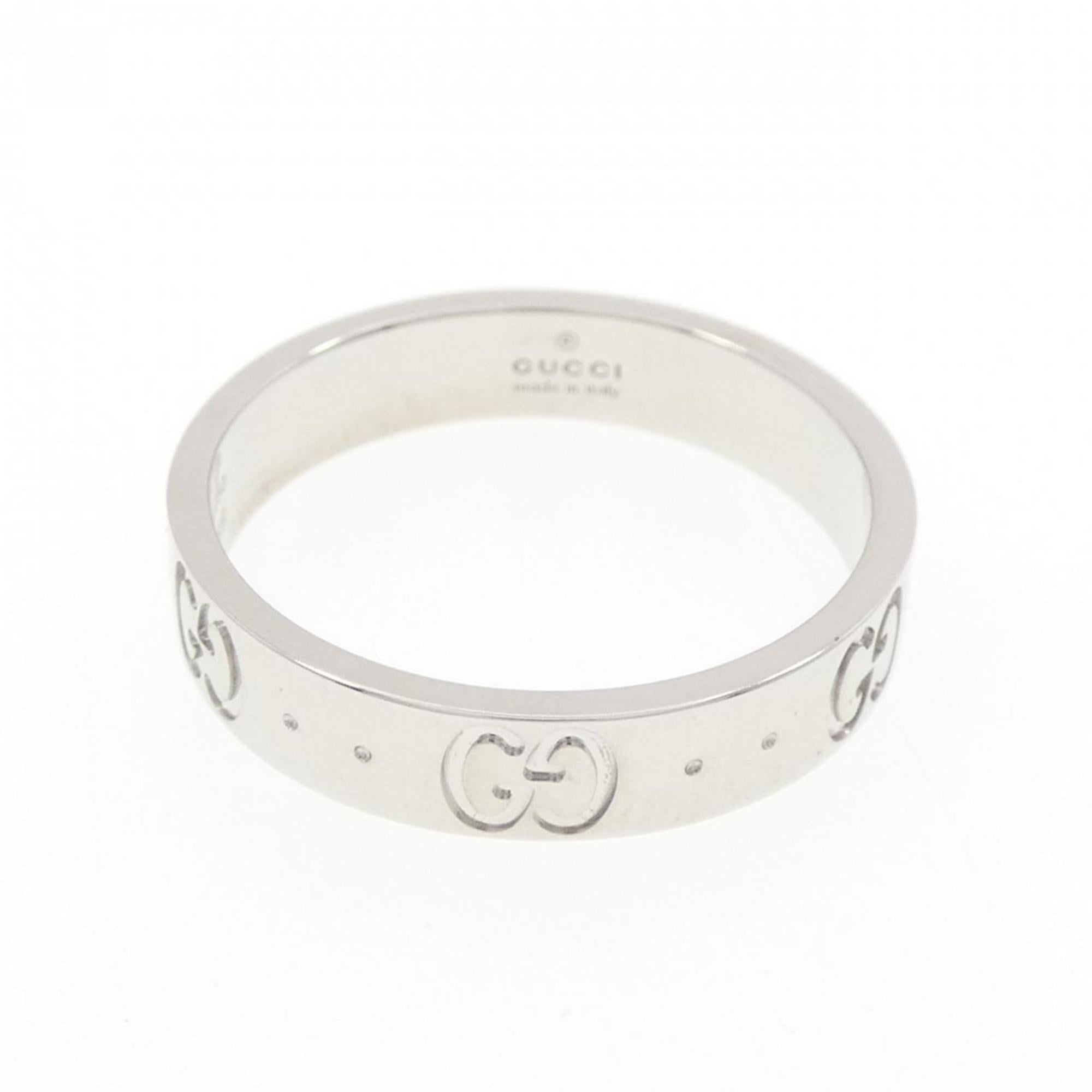 Gucci White Gold White Gold (18K) Band Ring (Pre-Owned)