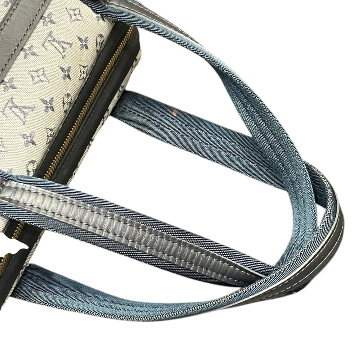 Louis Vuitton Gray Monogram Canvas Handbag (Pre-Owned)