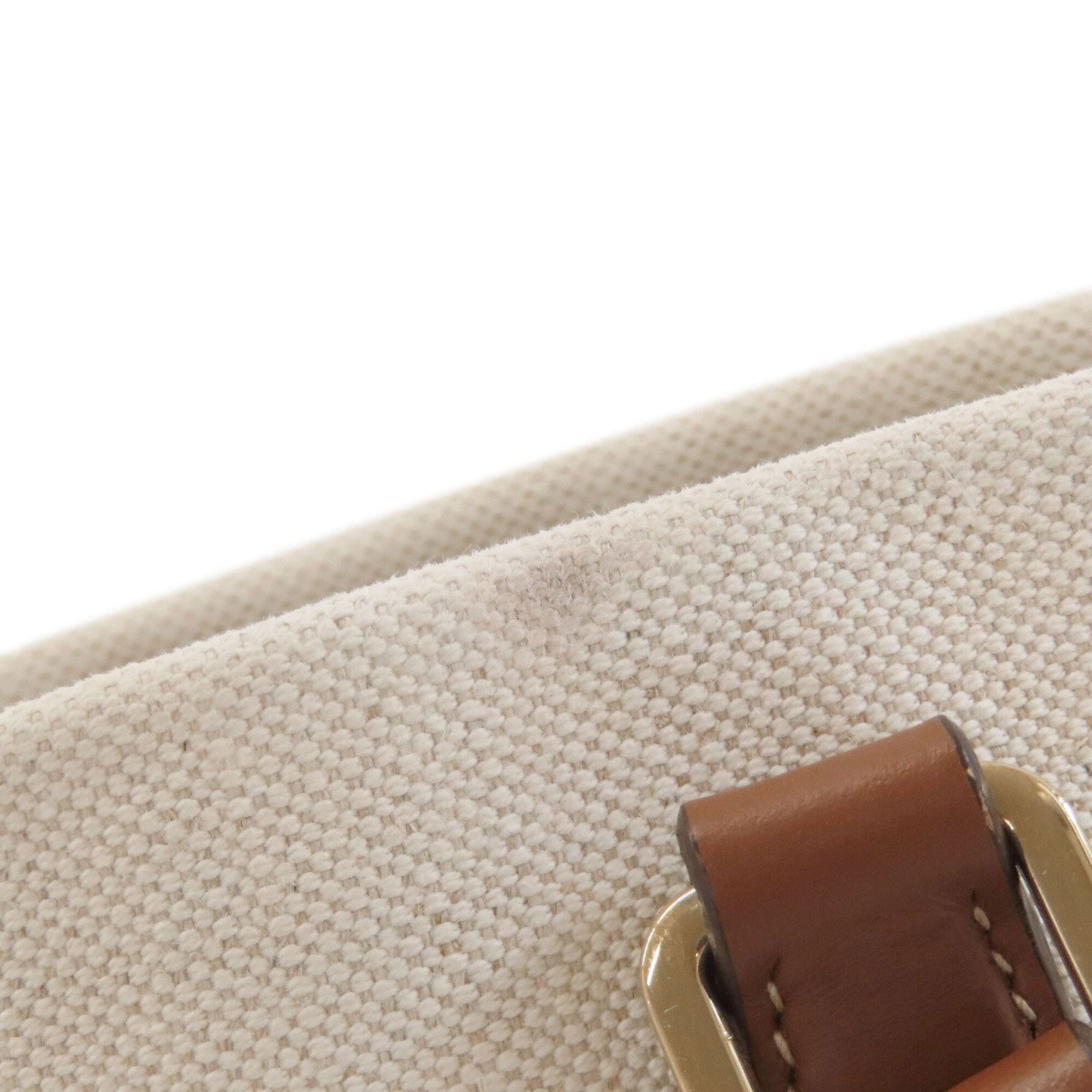 Prada White Canvas Tote Bag (Pre-Owned)