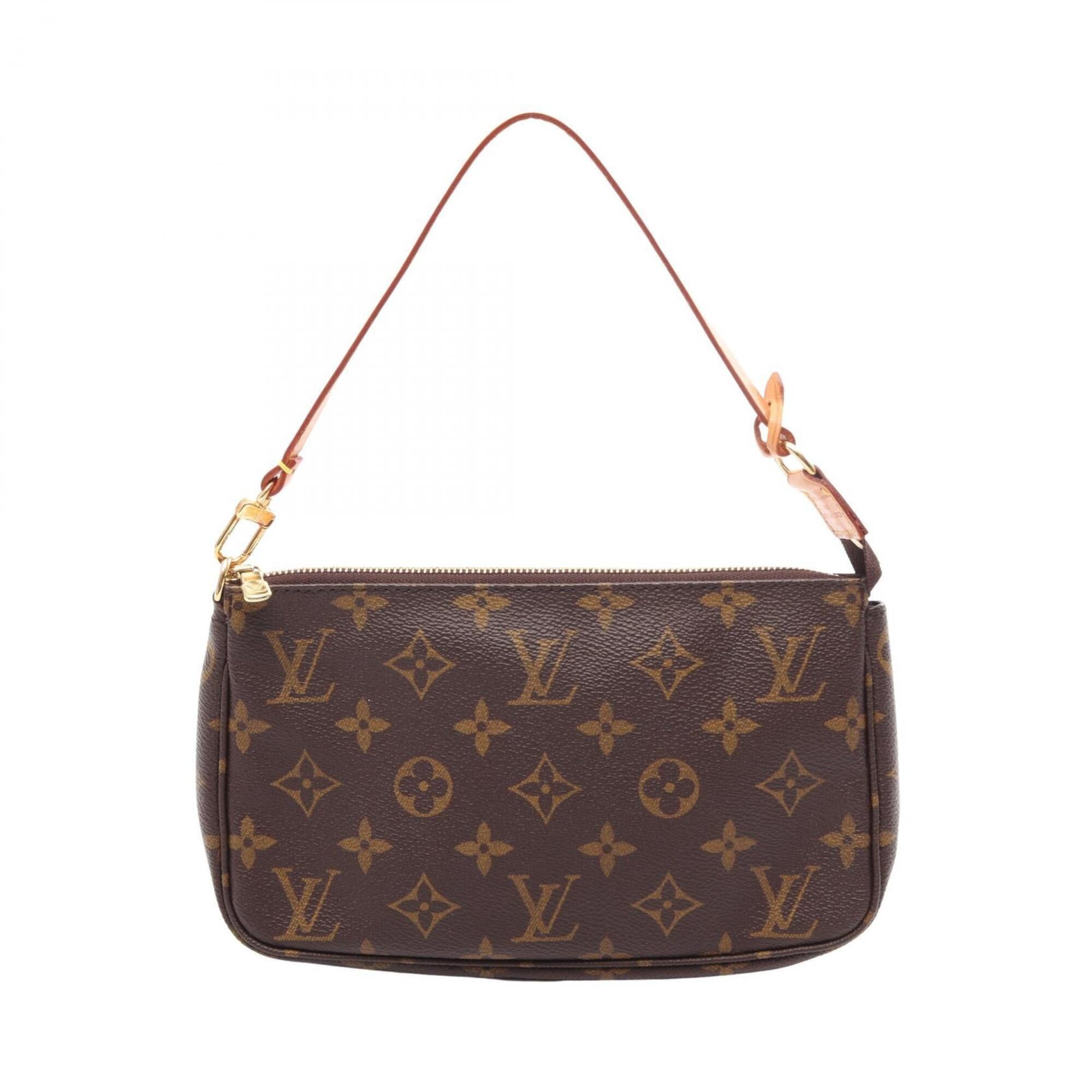 Louis Vuitton Monogram Brown Monogram Leather Handbag (Pre-Owned)