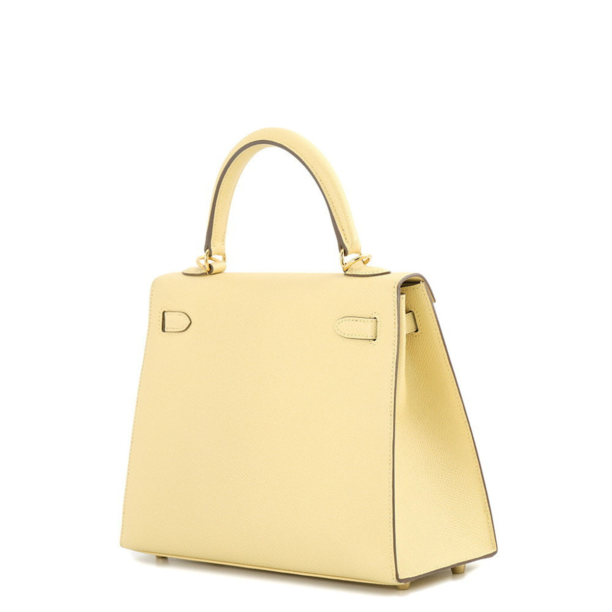 Hermes Kelly Jaune Epsom Leather Handbag (Pre-Owned)