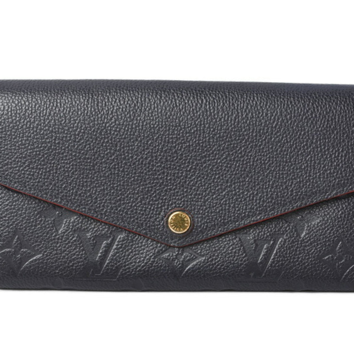 Louis Vuitton Rouge Monogram Empreinte Long Wallet (Bi-Fold) (Pre-Owned)