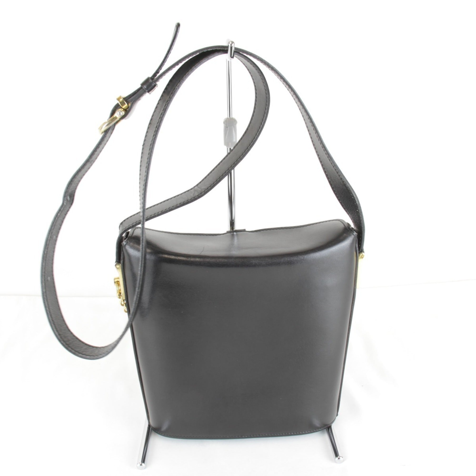 Celine Black Leather Shoulder Bag (Pre-Owned)