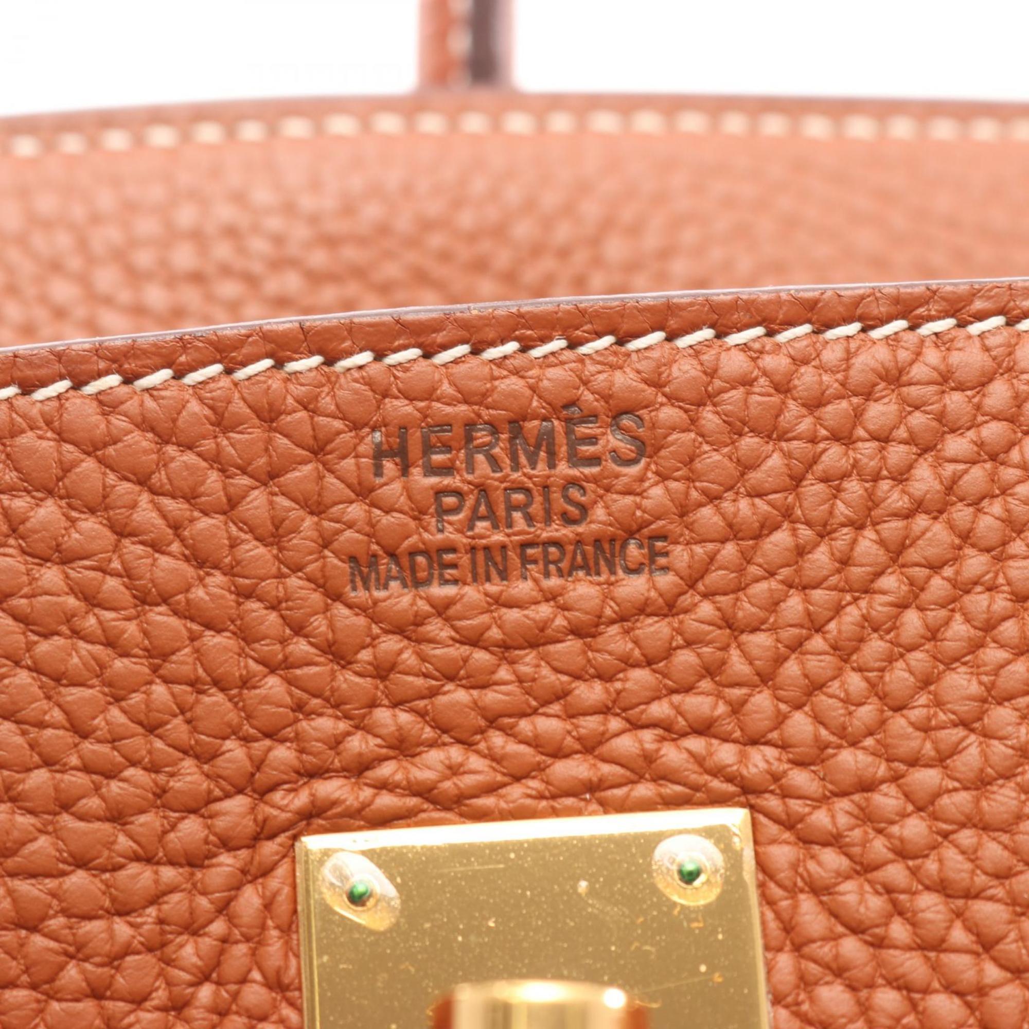 Hermes Brown Leather Handbag (Pre-Owned)