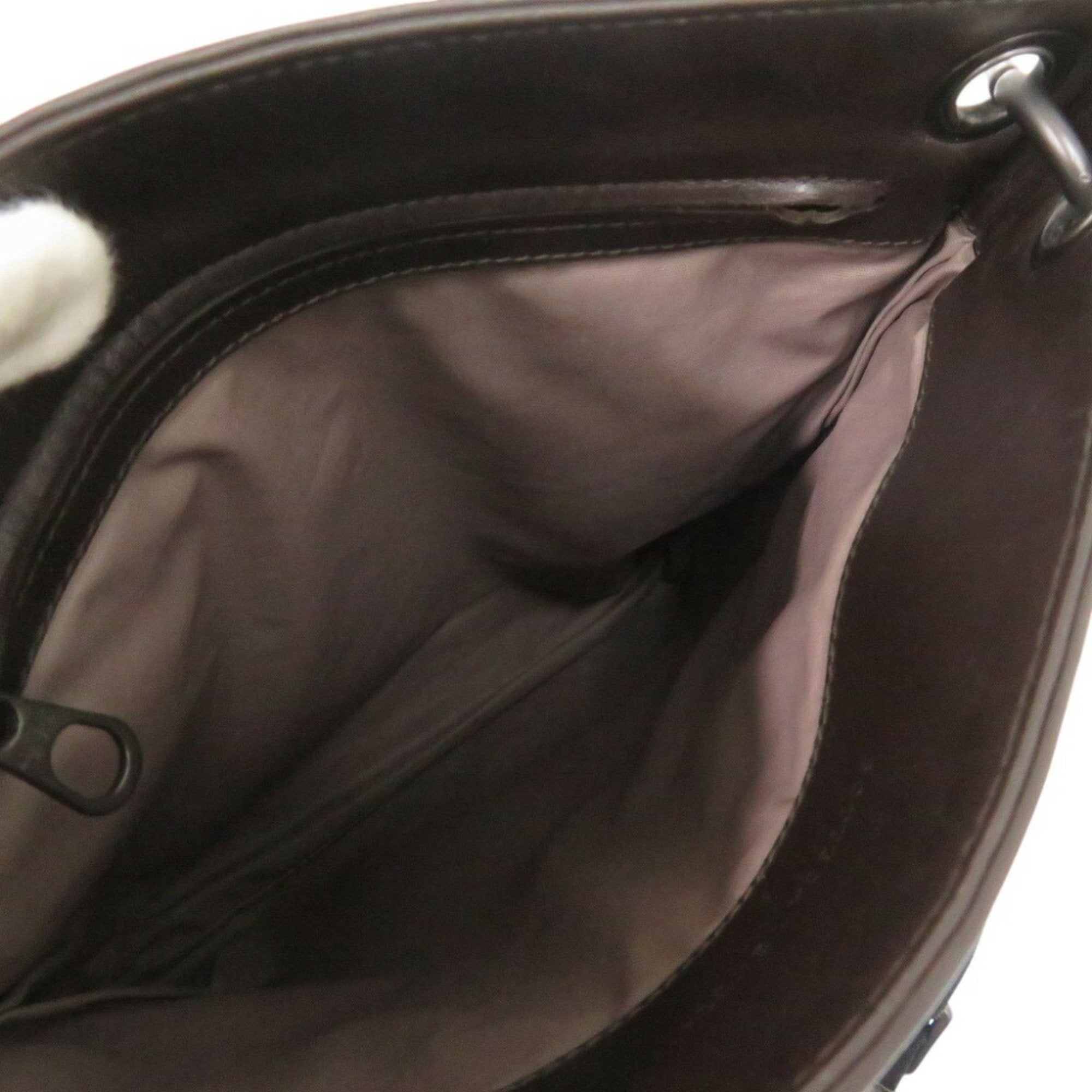 Bottega Veneta Dark Brown Leather Shoulder Bag (Pre-Owned)