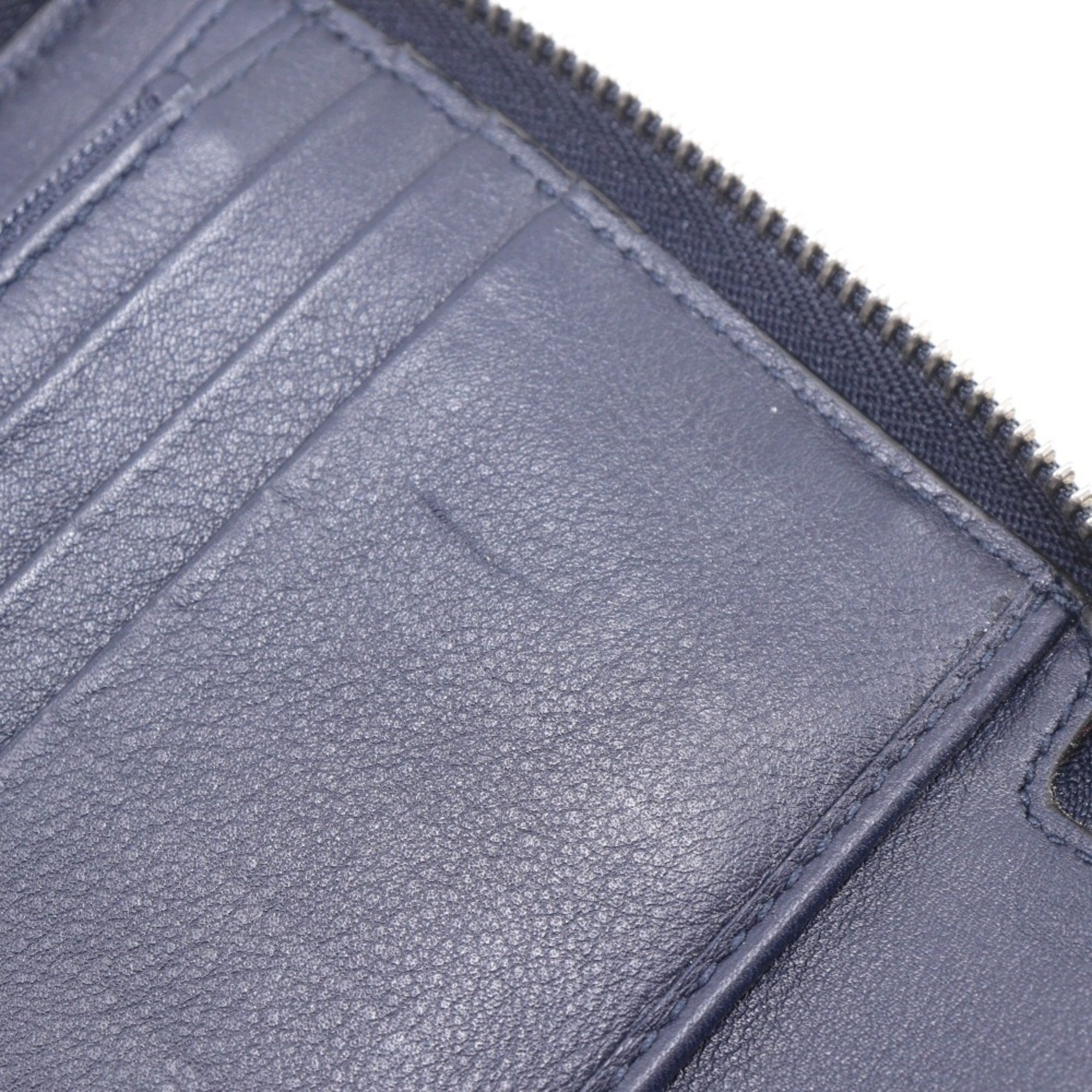 Gucci Black Leather Long Wallet (Bi-Fold) (Pre-Owned)