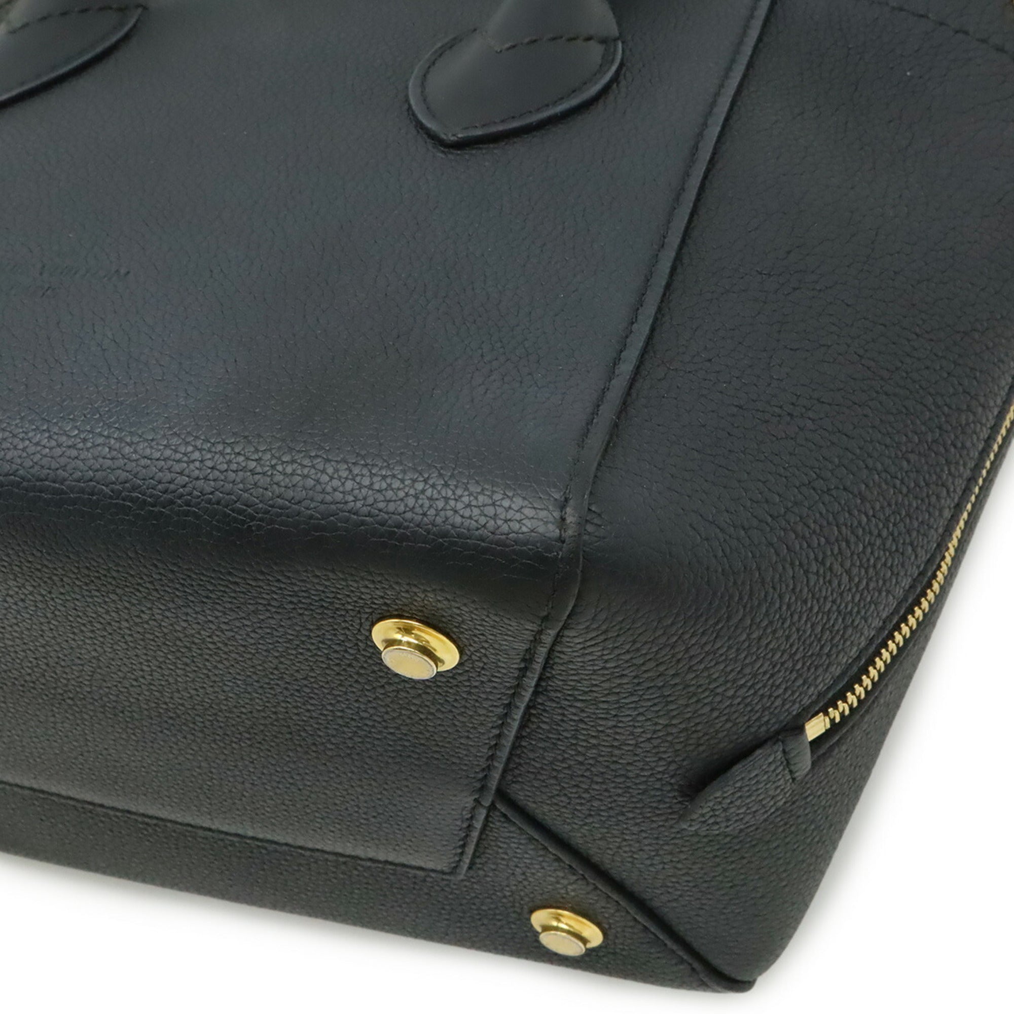Louis Vuitton Black Noir Leather Handbag Shoulder Bag (Pre-Owned)