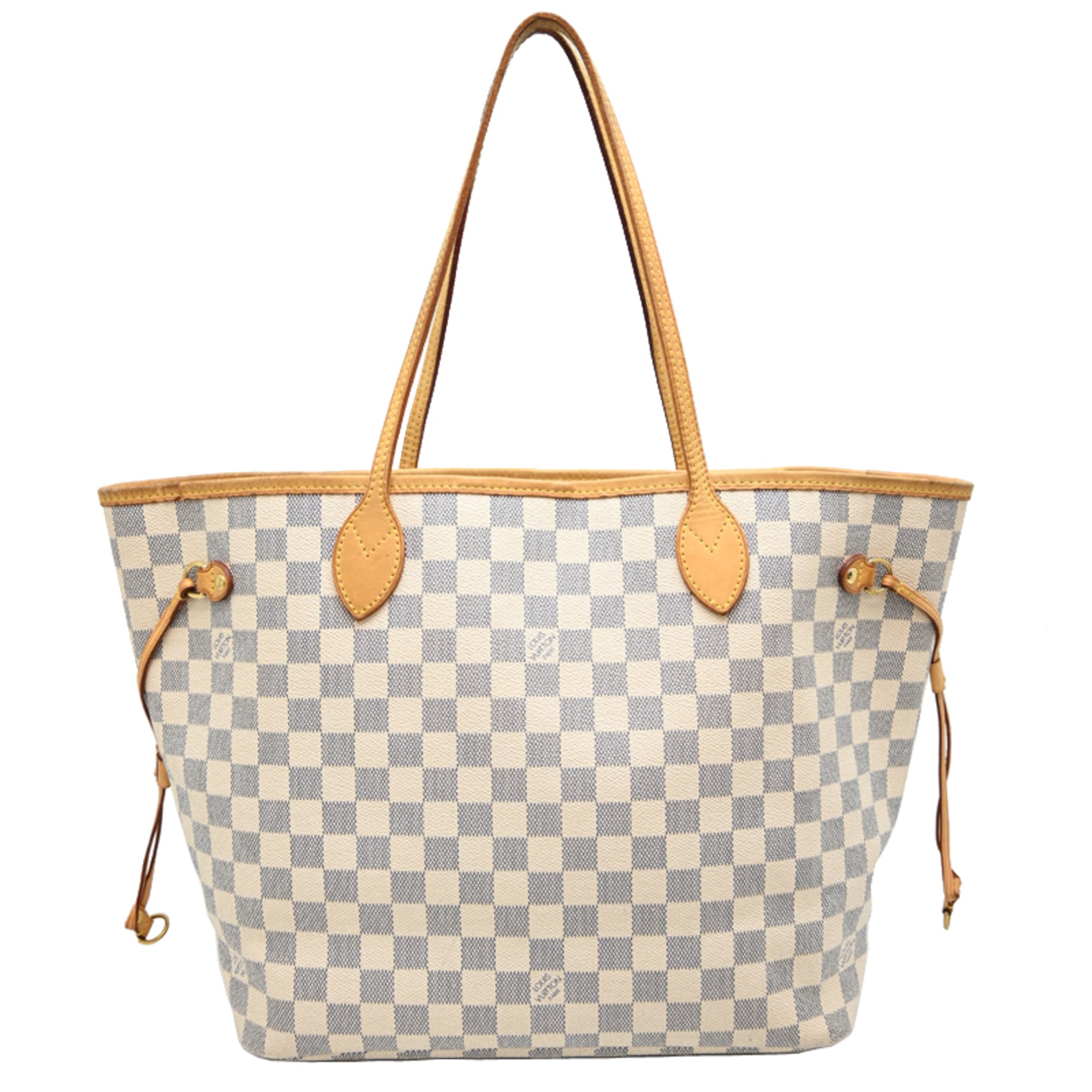 Louis Vuitton White Damier Azur Tote Bag (Pre-Owned)