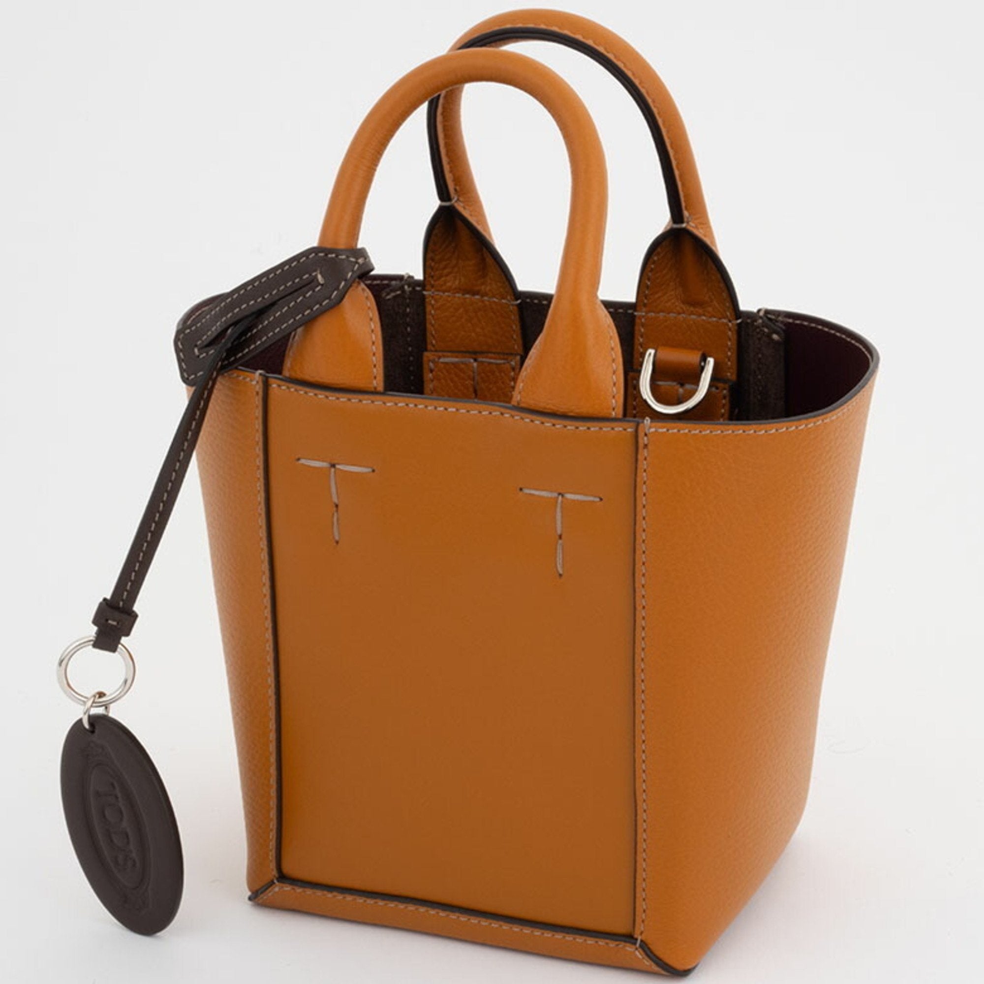 Tod's Orange Leather Tote Bag (Pre-Owned)