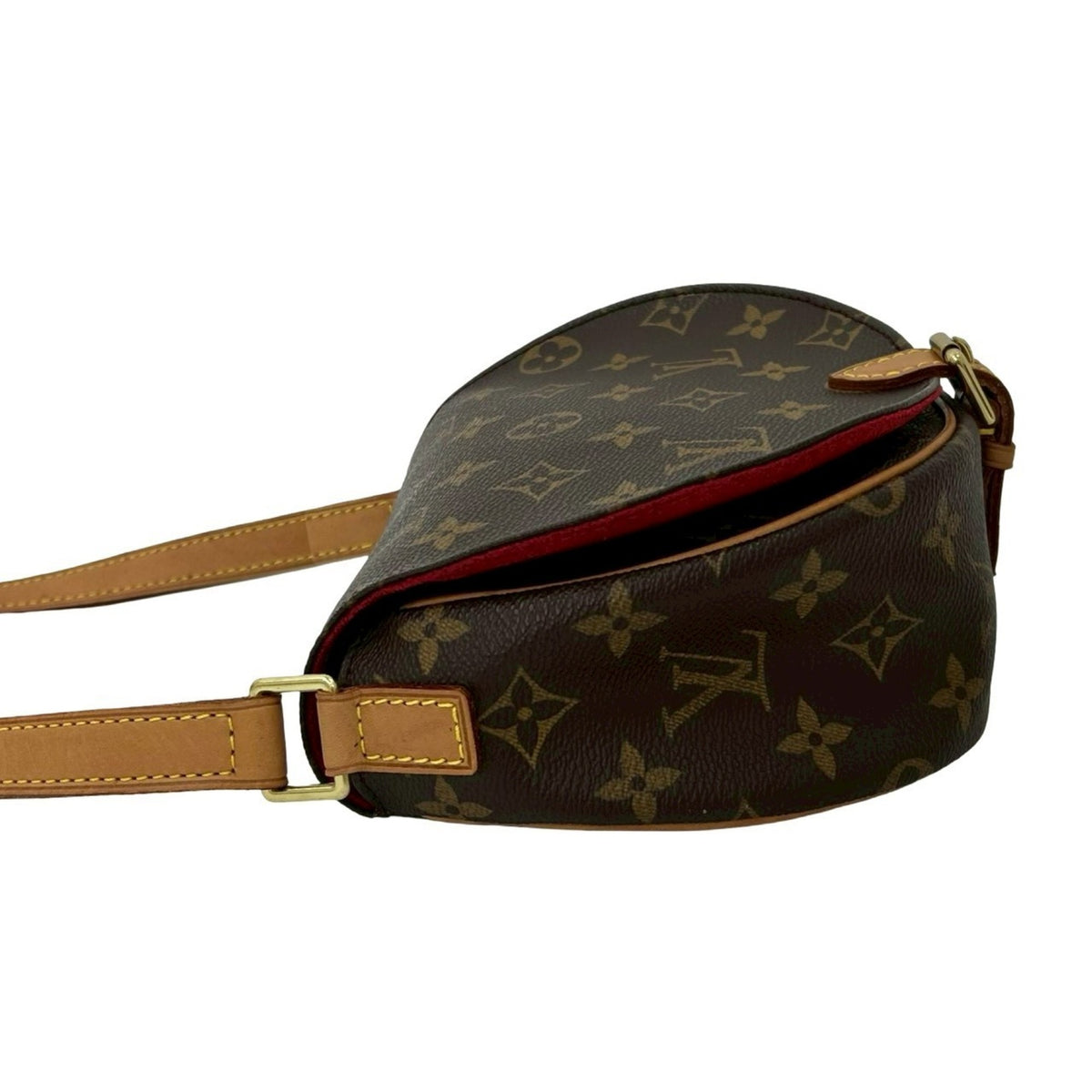 Louis Vuitton Brown Leather Pvc Pochette Shoulder Bag (Pre-Owned)