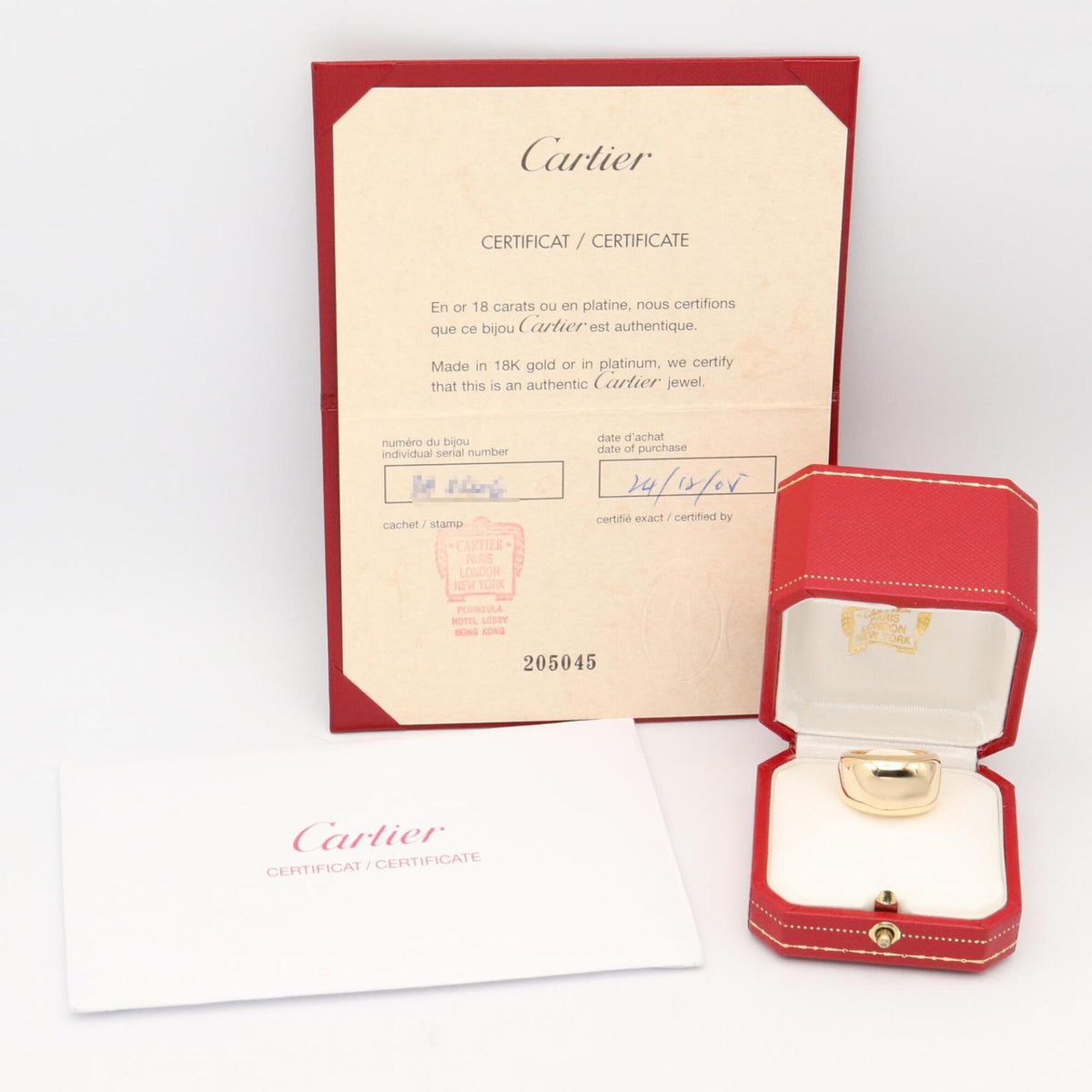 Cartier Yellow Gold Yellow Gold (18K) Band Ring (Pre-Owned)