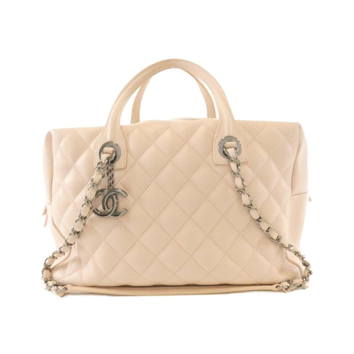 Chanel Light Pink Leather Handbag (Pre-Owned)