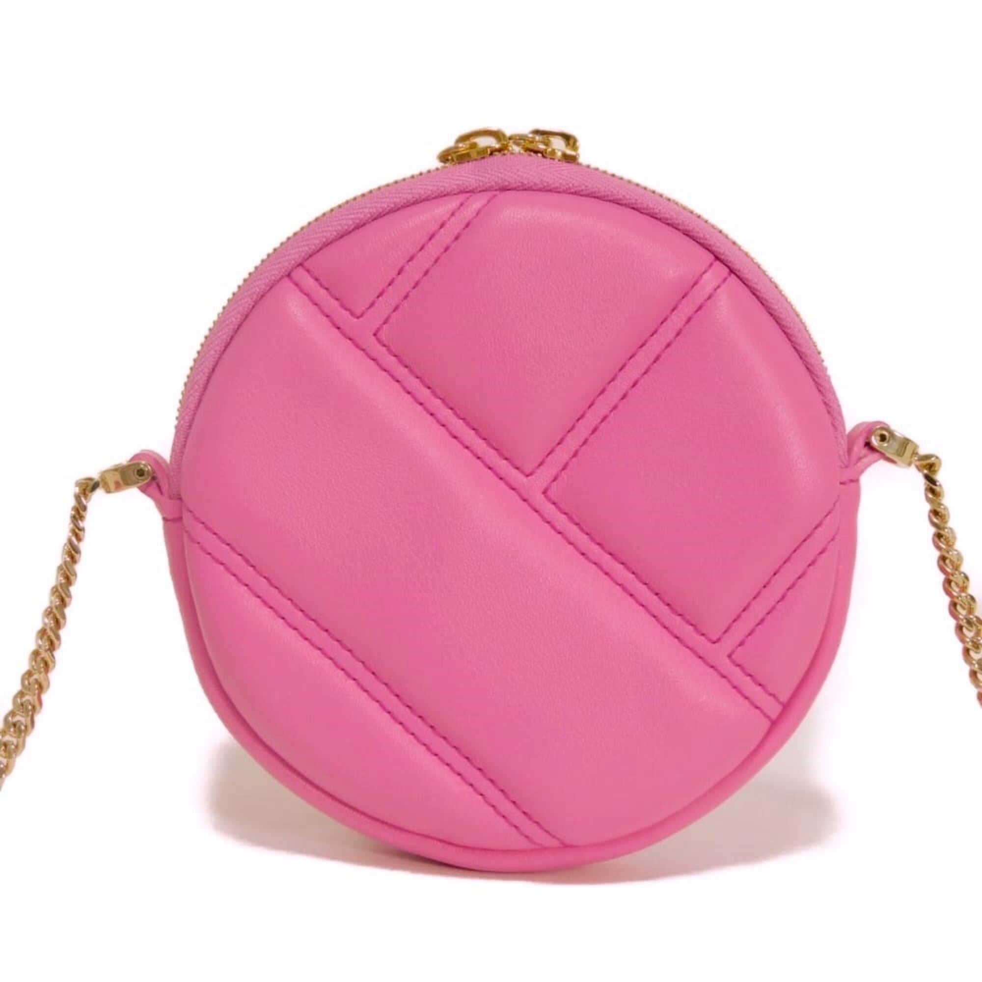 Bvlgari Pink Red Color Pochette Pouch Shoulder Bag (Pre-Owned)
