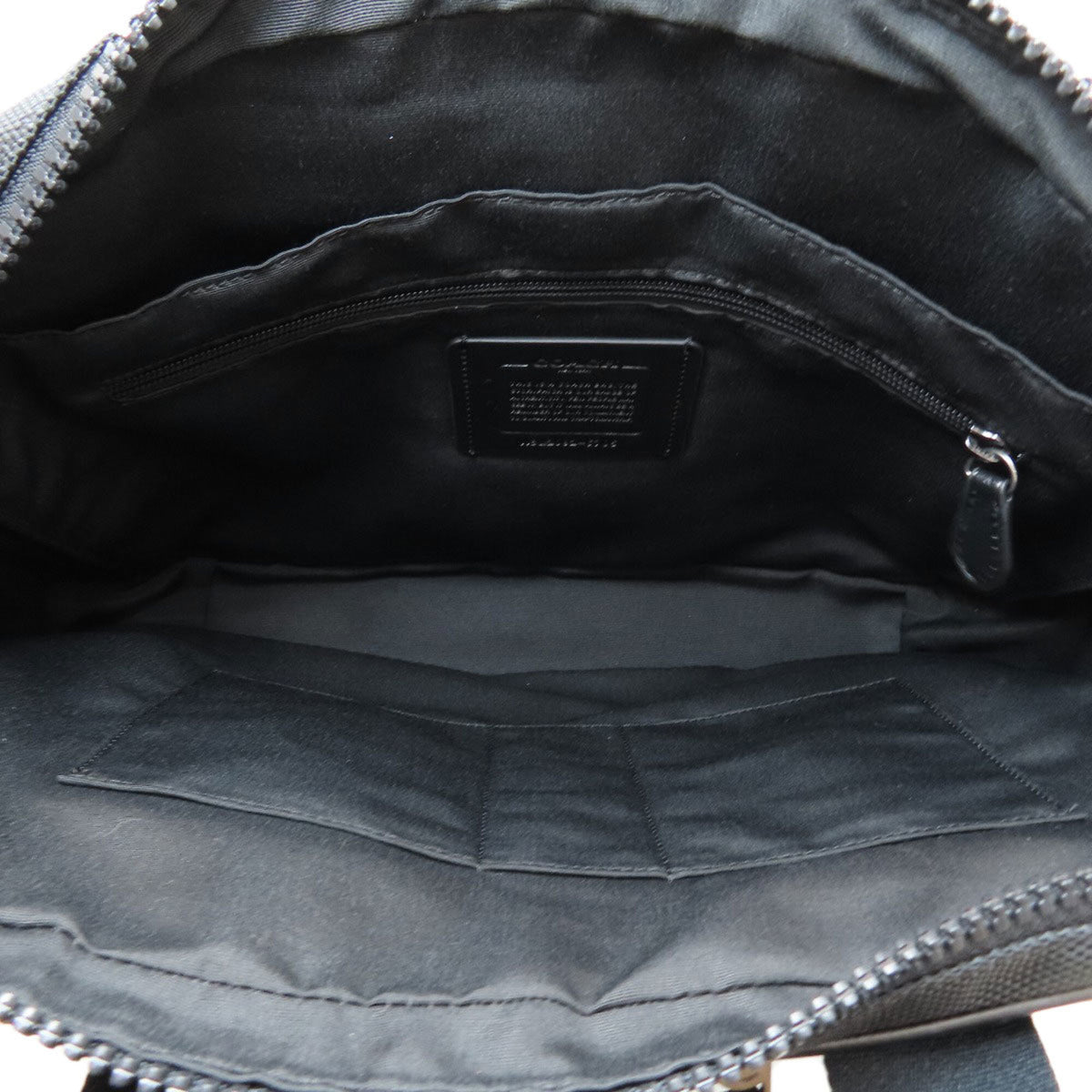 Coach Black Leather Briefcase (Pre-Owned)