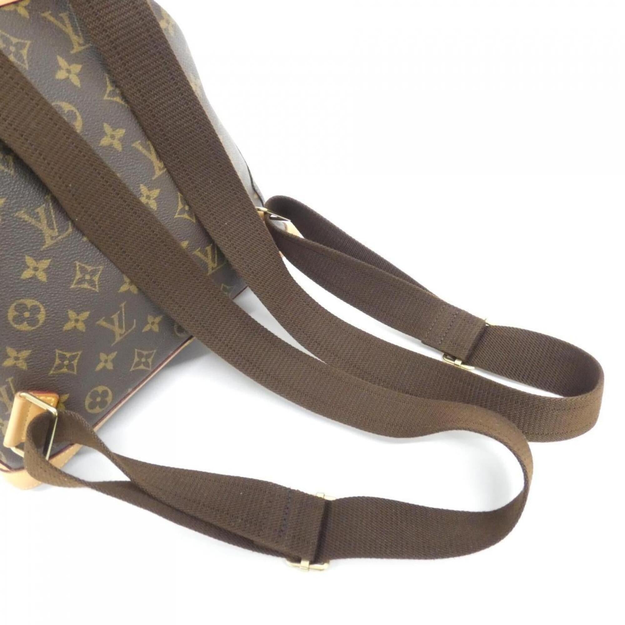 Louis Vuitton Marron Coated Canvas Backpack (Pre-Owned)