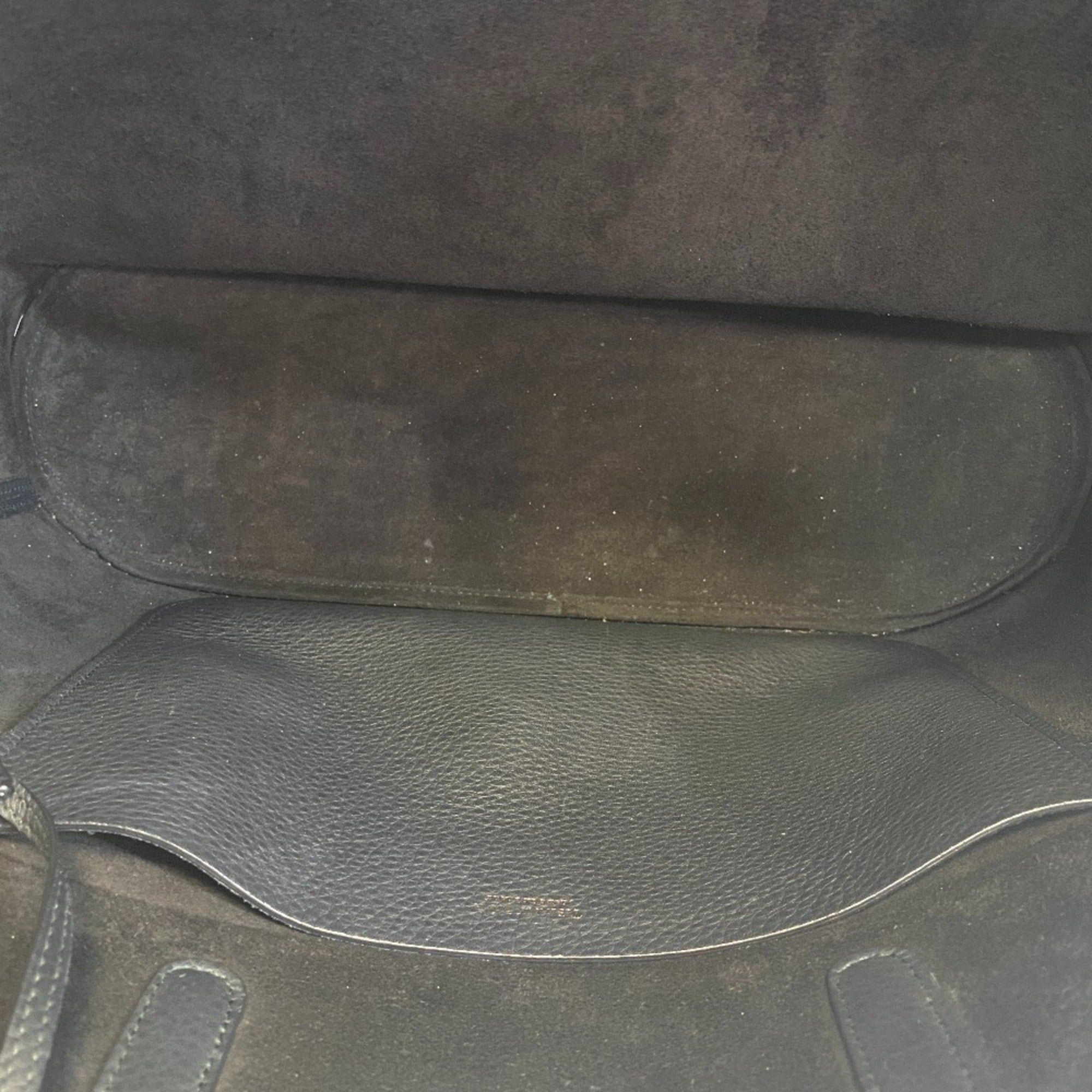 Tiffany Brown Leather Pouch Tote Bag (Pre-Owned)