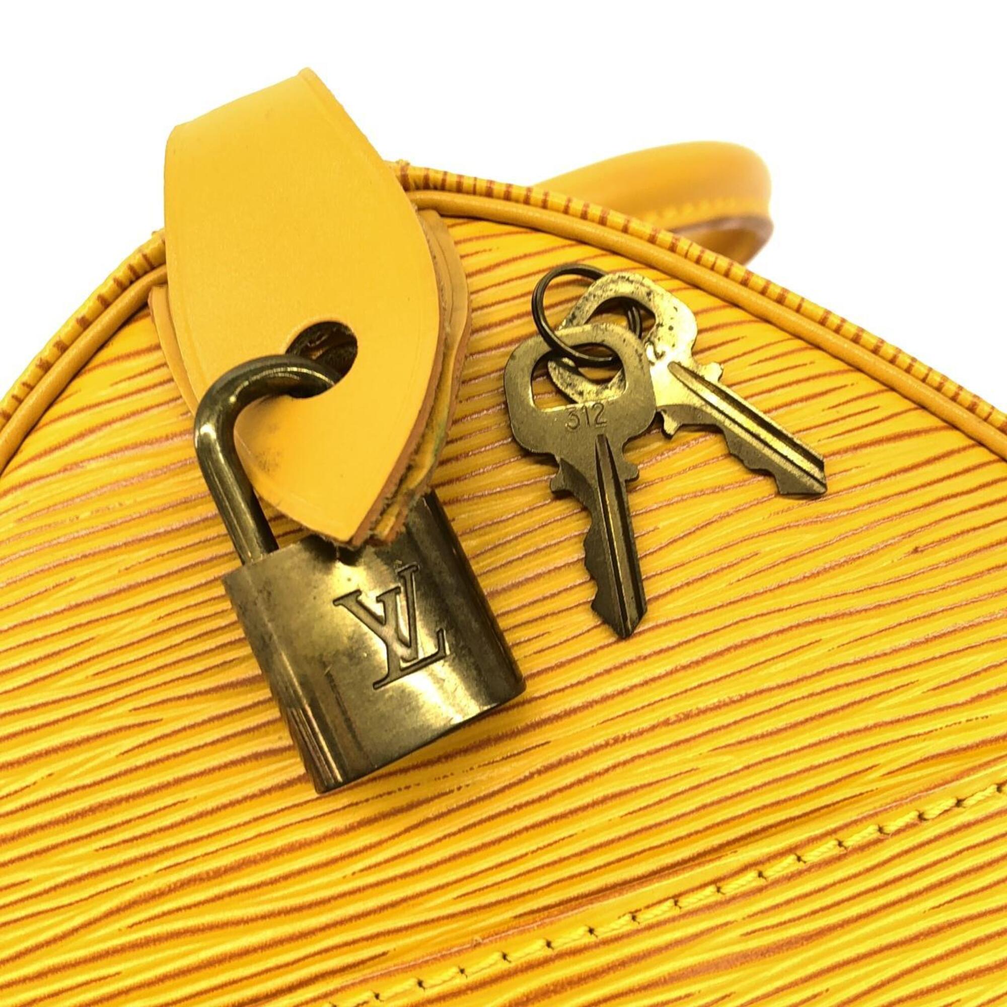 Louis Vuitton Yellow Leather Boston Bag (Pre-Owned)