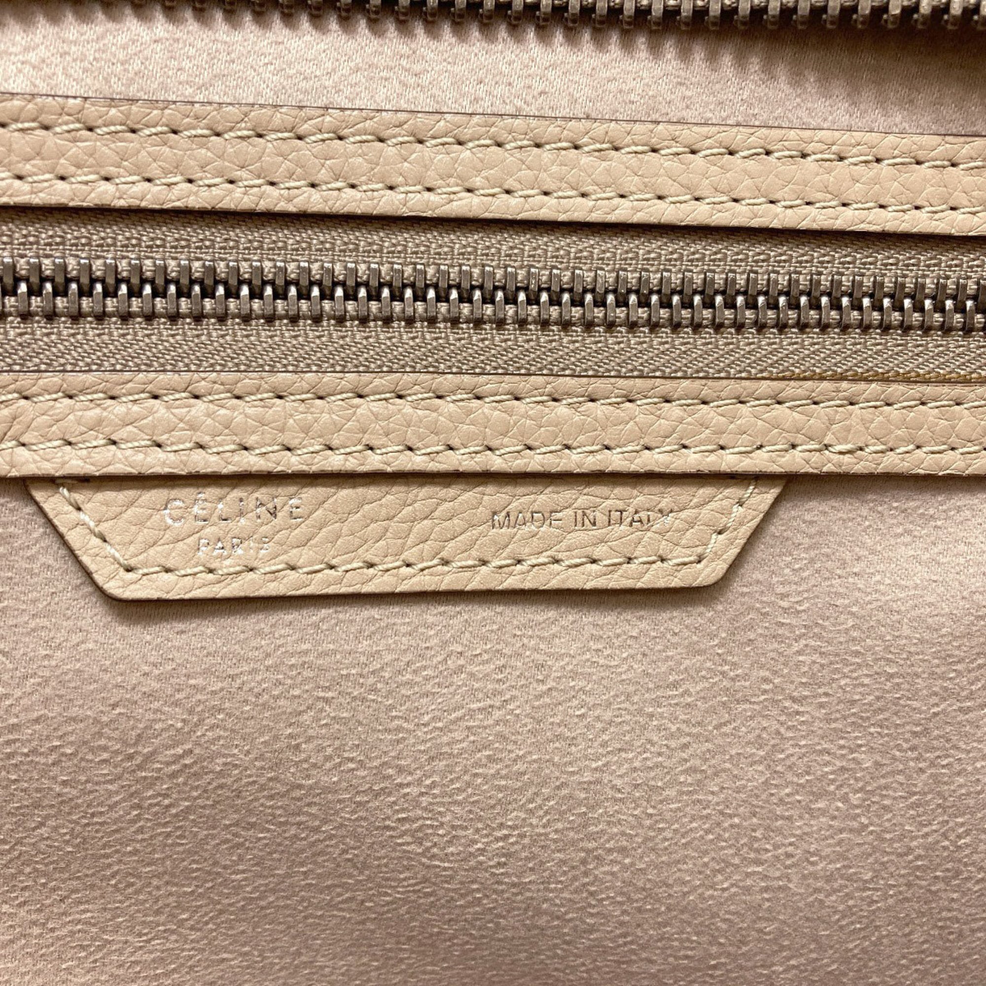 Celine Brown Leather Tote Bag (Pre-Owned)