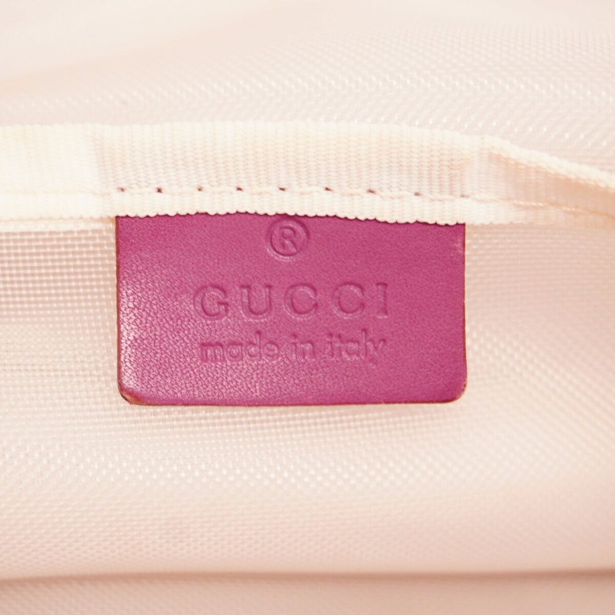Gucci Pink Canvas Tote Bag (Pre-Owned)