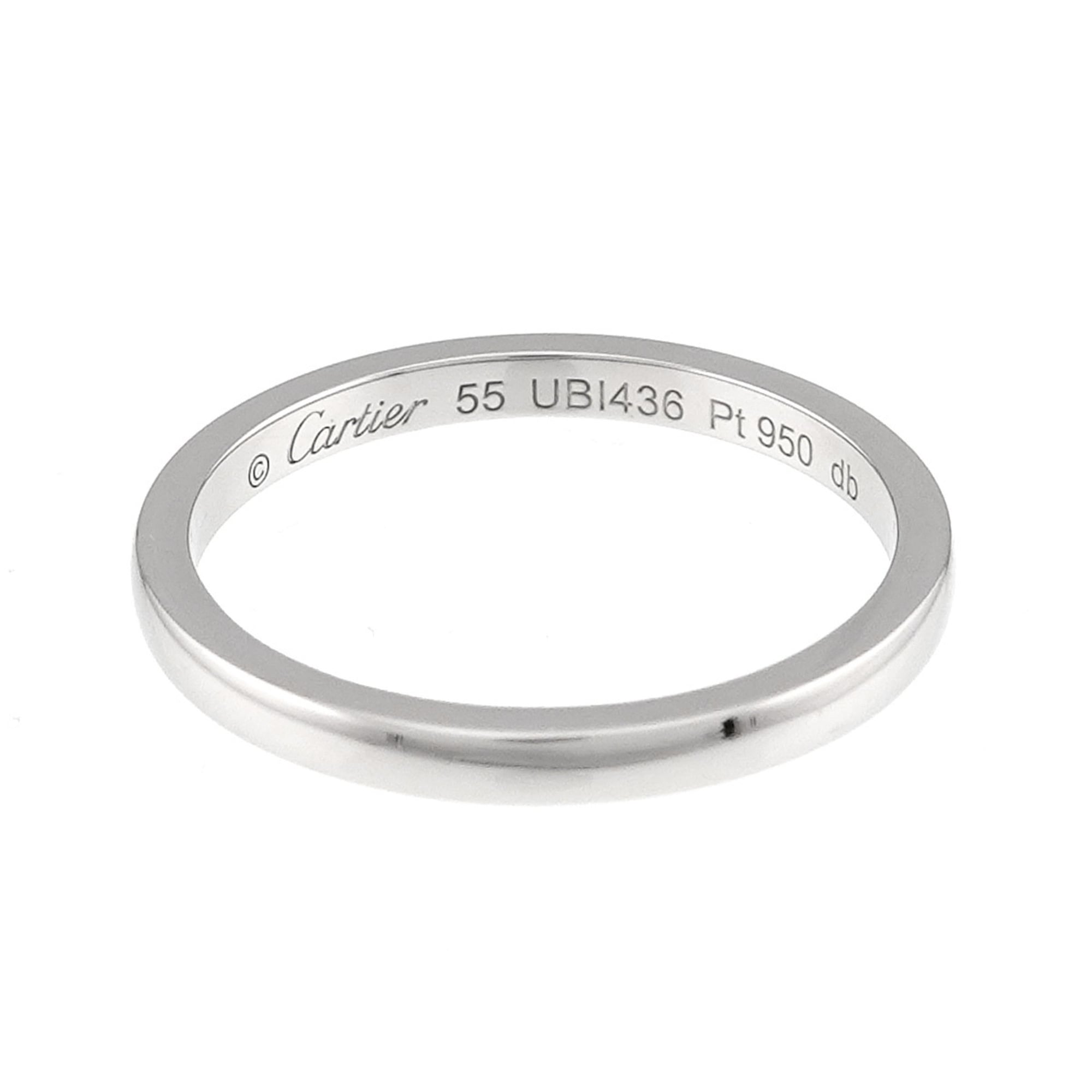 Cartier Platinum 950 Band Ring (Pre-Owned)