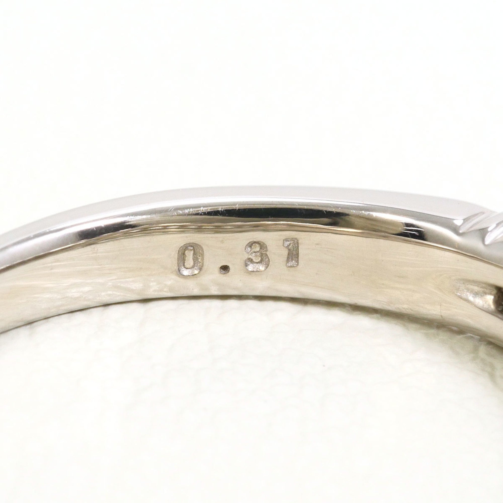 Unbranded Blue White Gold White Gold (18K) Band Ring (Pre-Owned)