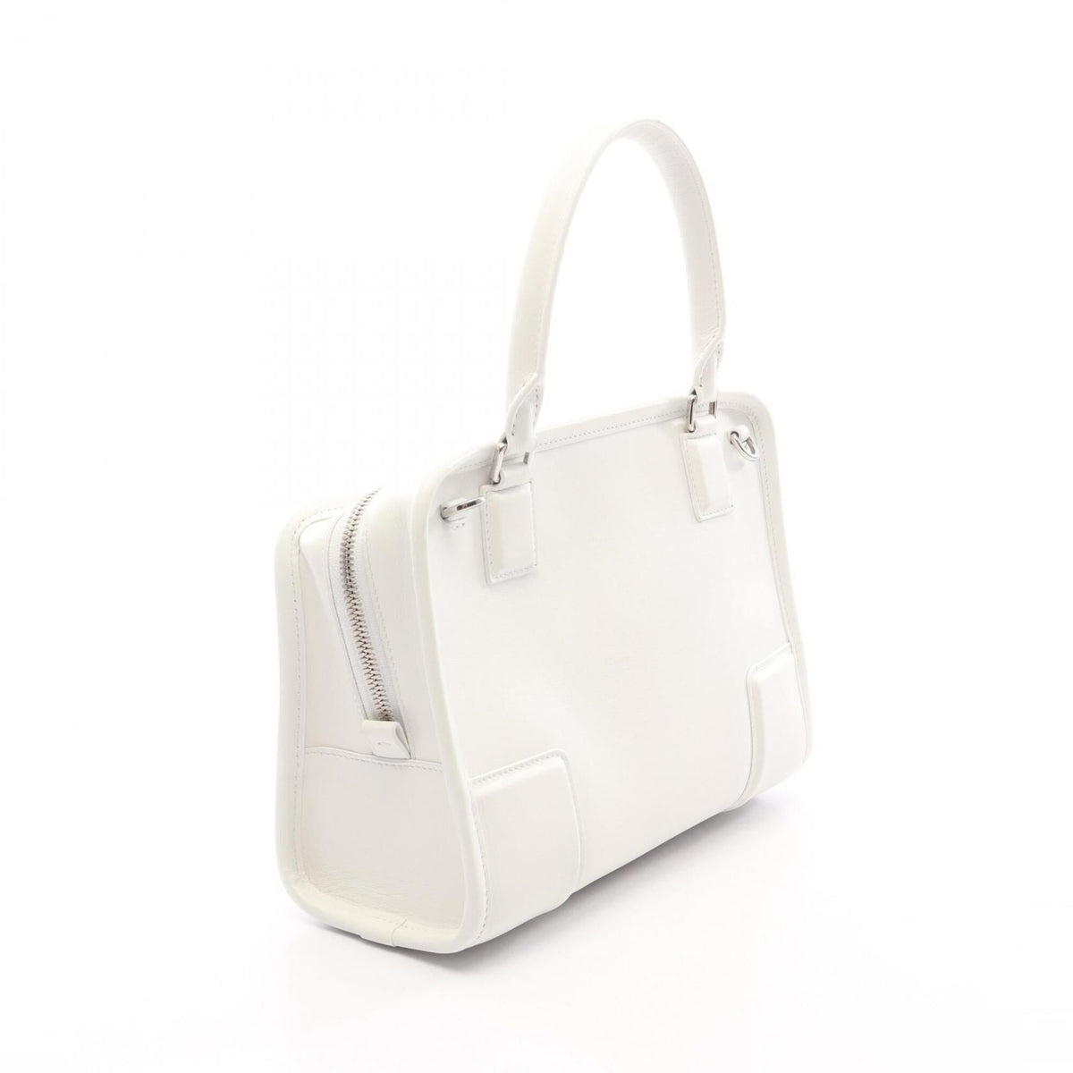 Loewe White Leather Handbag (Pre-Owned)