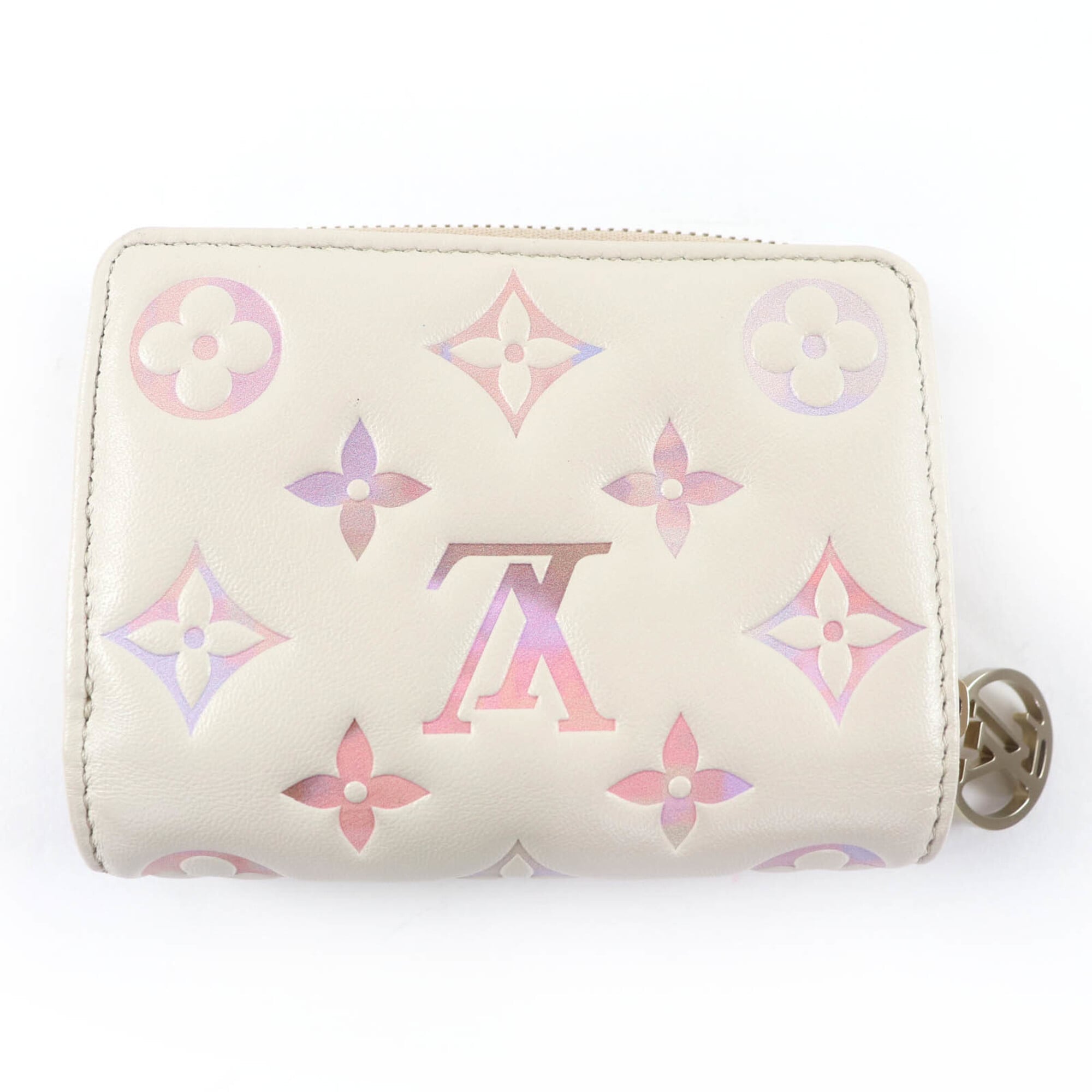 Louis Vuitton Beige Leather Wallet (Bi-Fold) (Pre-Owned)