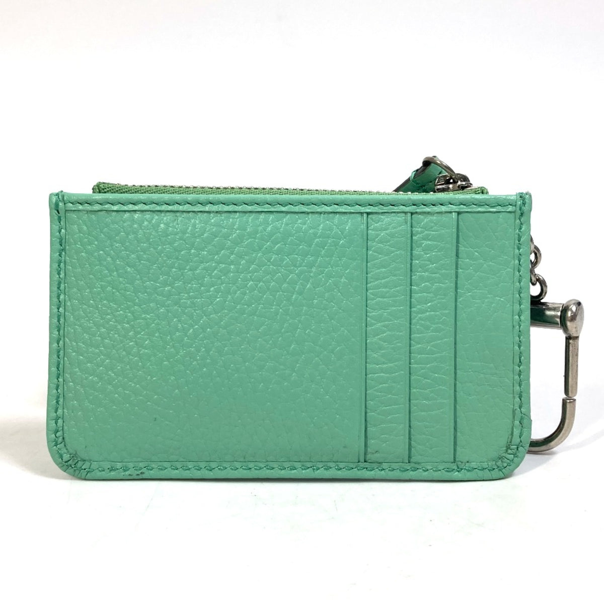 Gucci Green Leather Coin Purse/Coin Case (Pre-Owned)