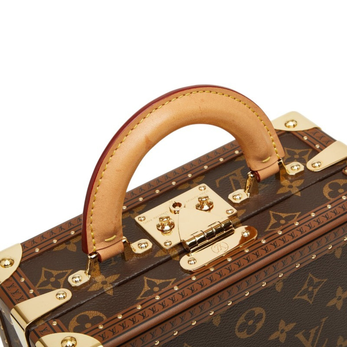 Louis Vuitton Brown Pvc Leather Handbag Shoulder Bag (Pre-Owned)