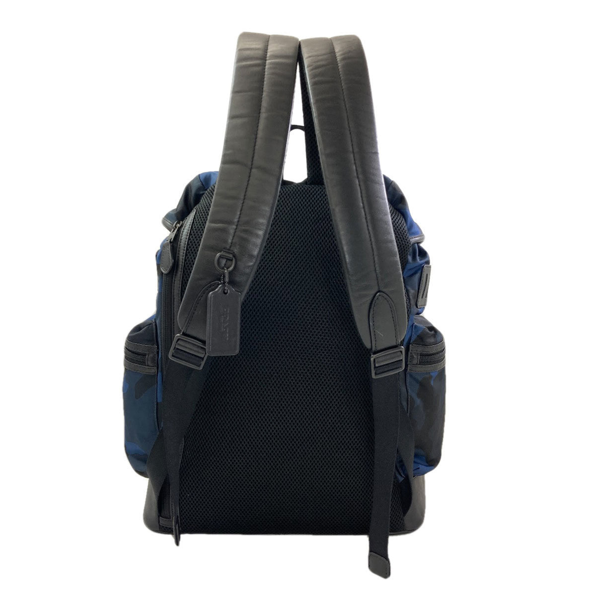Coach Black Blue Nylon Backpack (Pre-Owned)