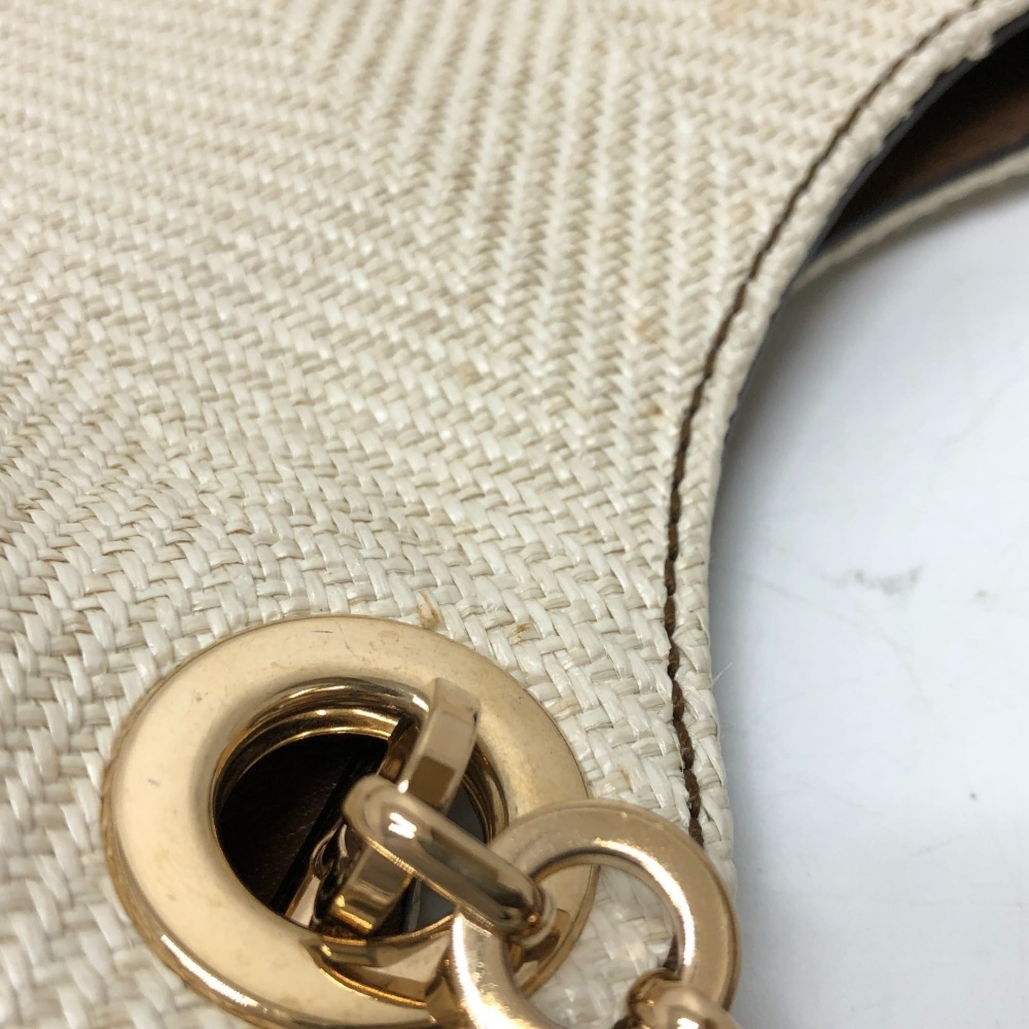 Salvatore Ferragamo Beige Canvas Tote Bag (Pre-Owned)
