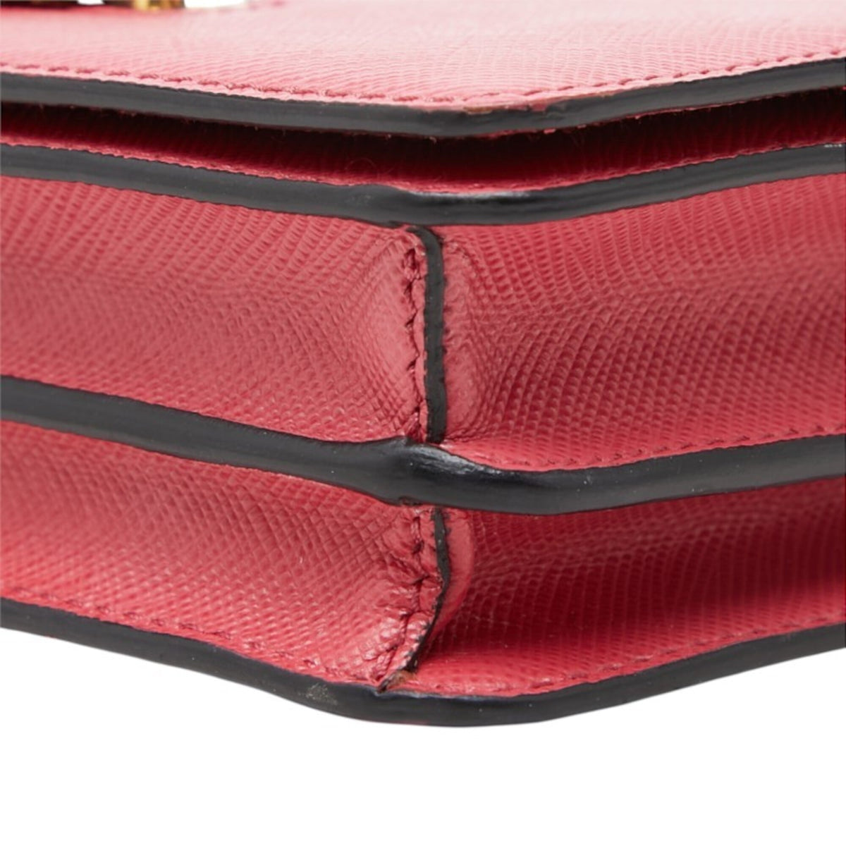 Prada Pink Saffiano Shoulder Bag (Pre-Owned)