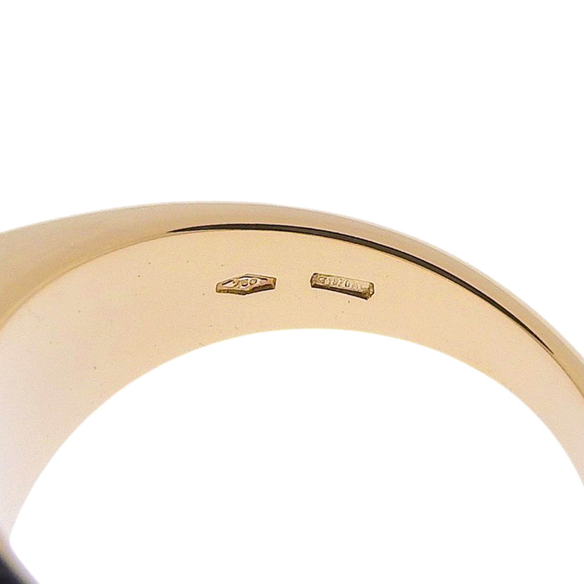 Bvlgari Yellow Gold (18K) Ceramic Band Ring (Pre-Owned)