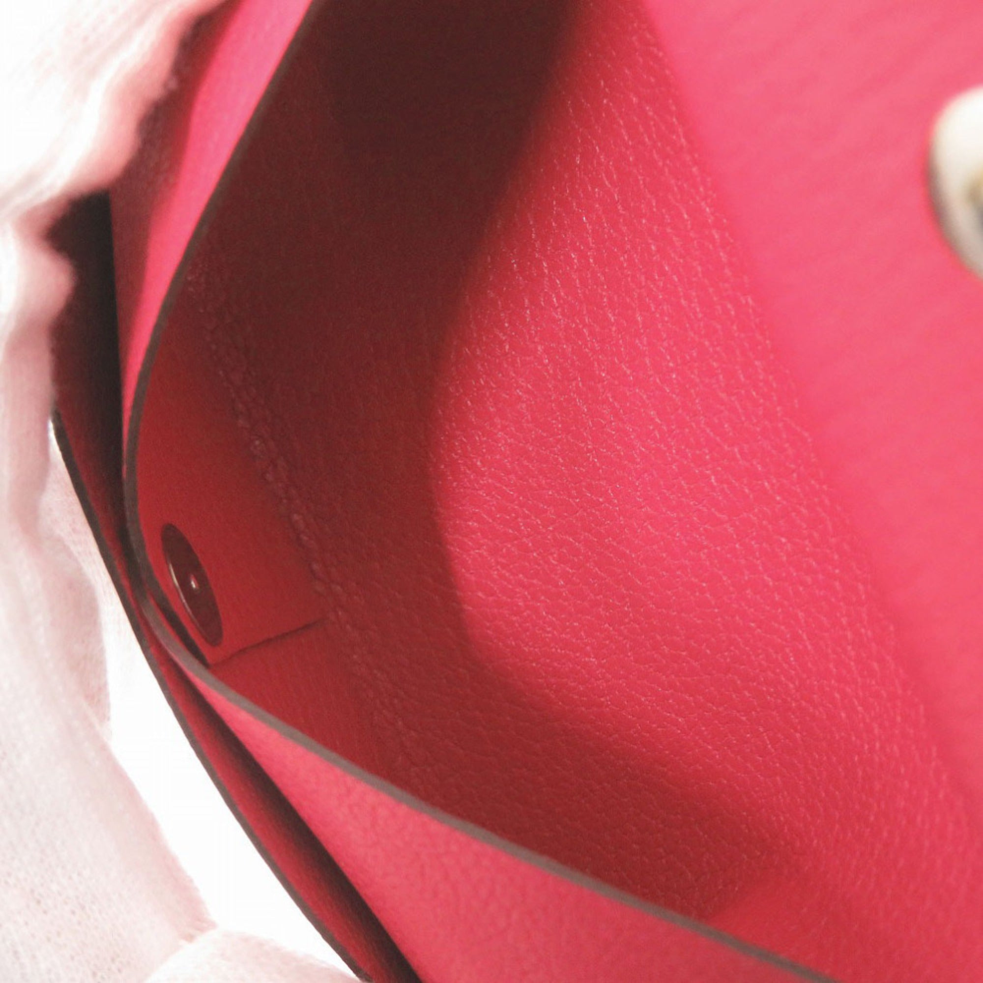 Hermes Chevre Myzore Leather Coin Purse/Coin Case (Pre-Owned)