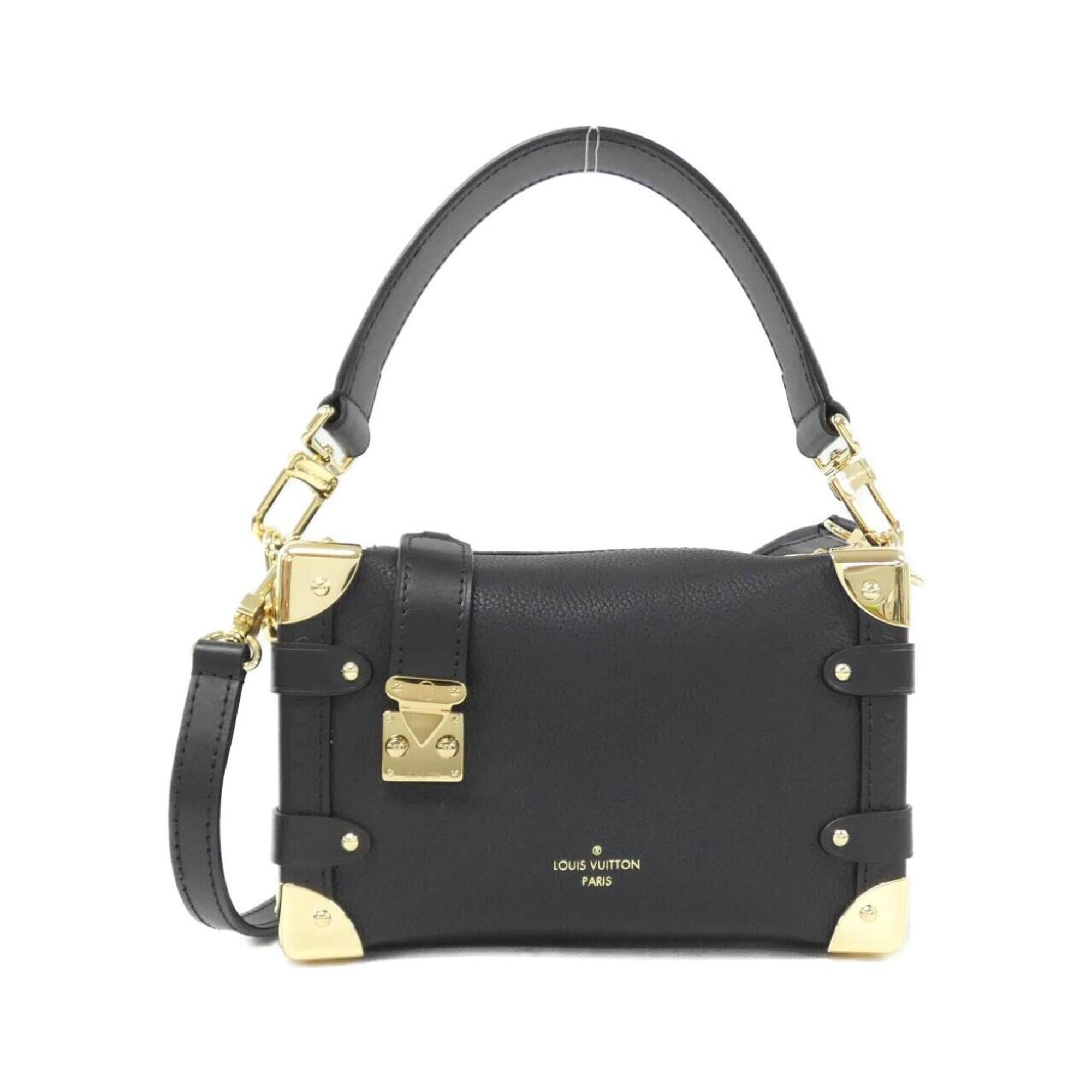 Louis Vuitton Black Leather Shoulder Bag (Pre-Owned)