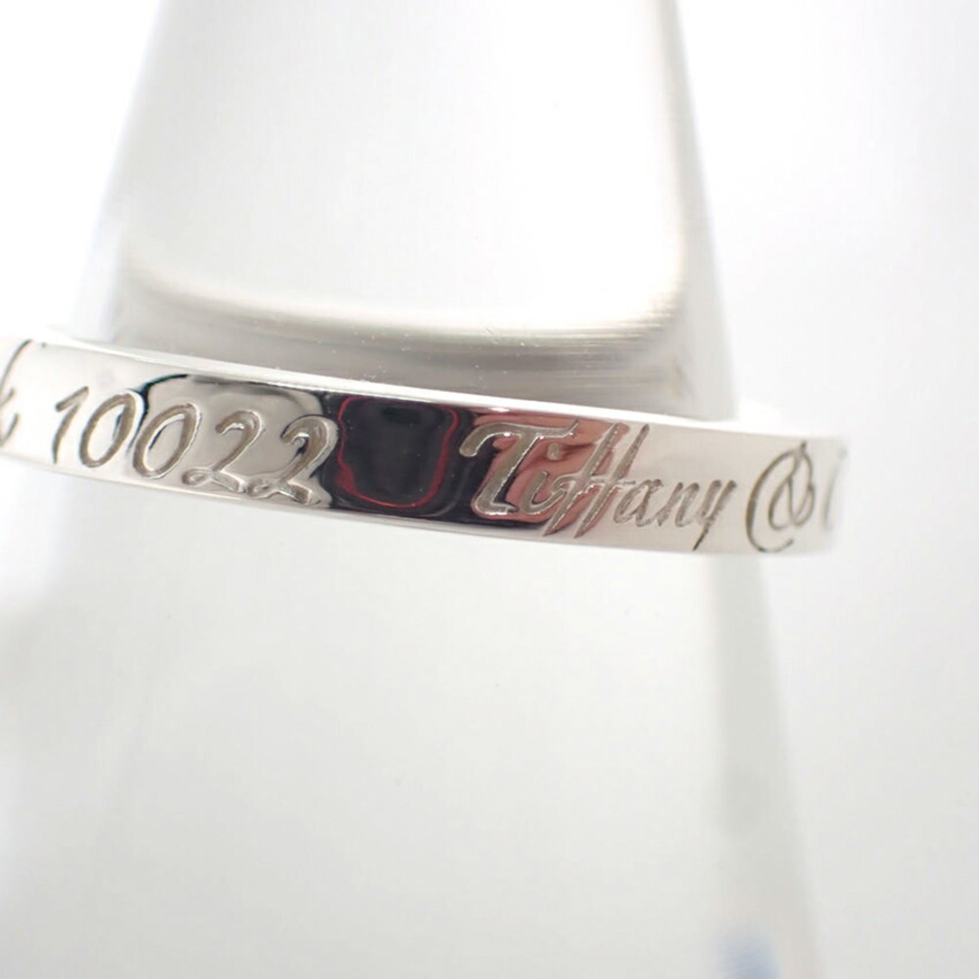 Tiffany Sterling Silver 925 Band Ring (Pre-Owned)
