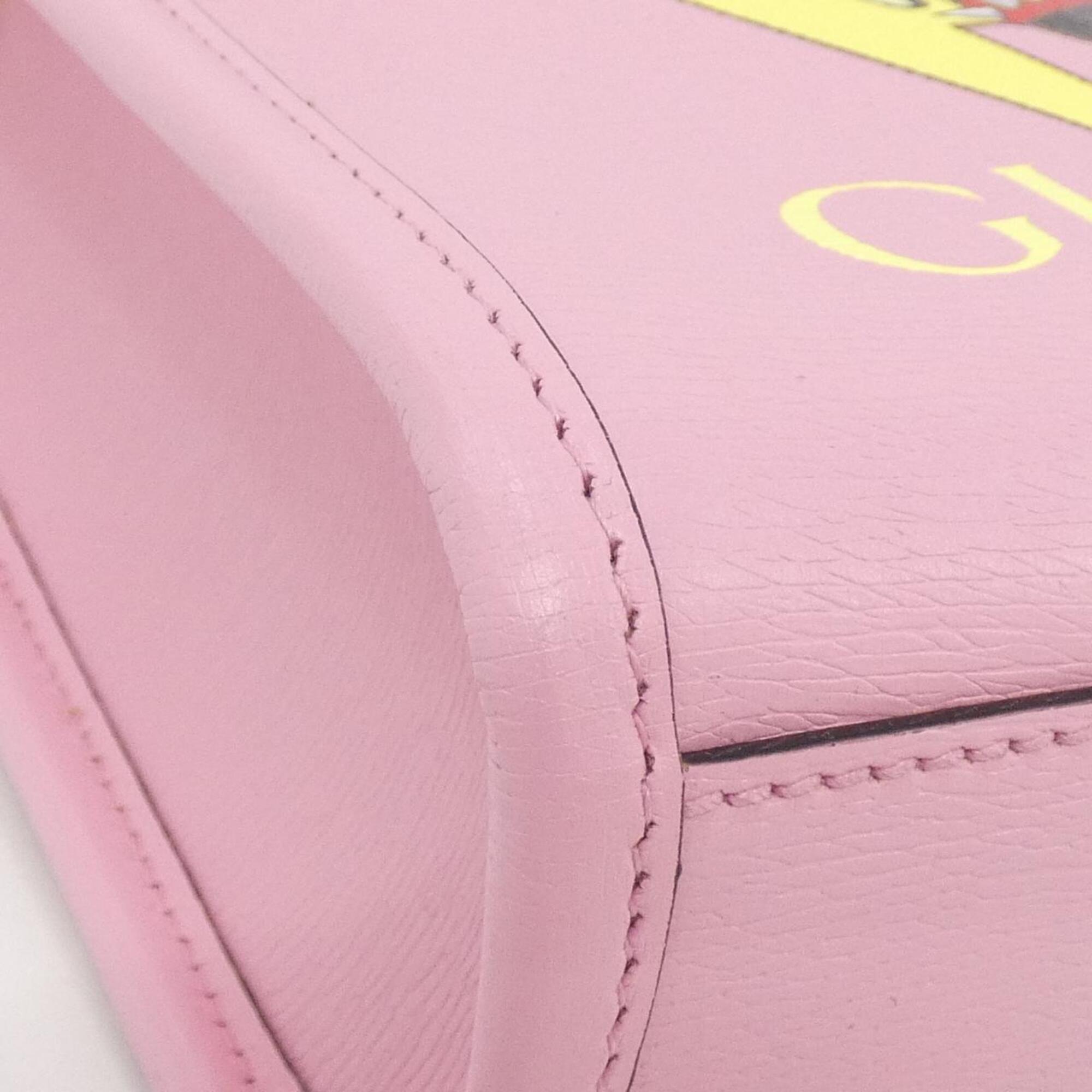 Gucci Pink Leather Handbag (Pre-Owned)