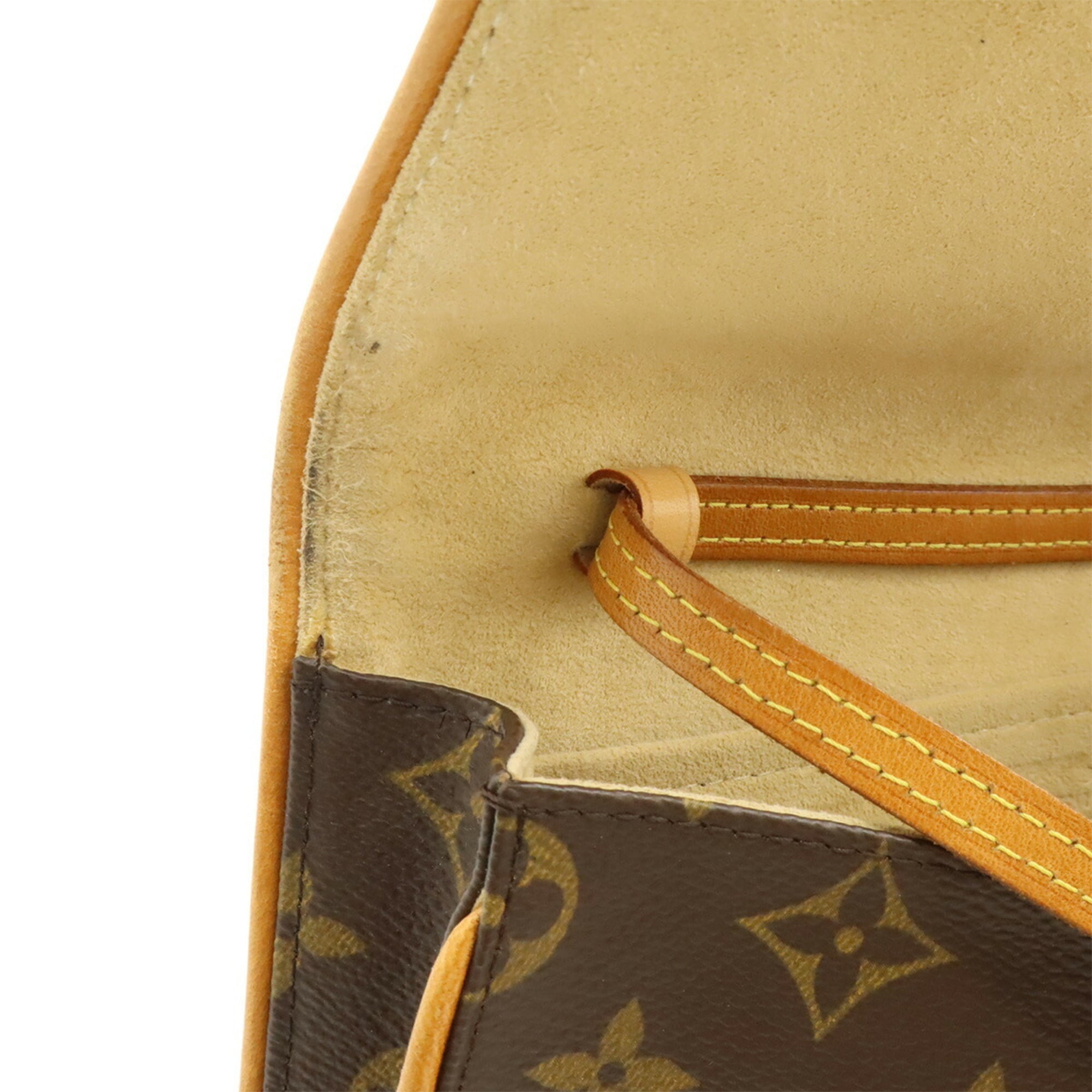 Louis Vuitton Brown Monogram Canvas Pvc Coated Canvas Pochette Shoulder Bag (Pre-Owned)