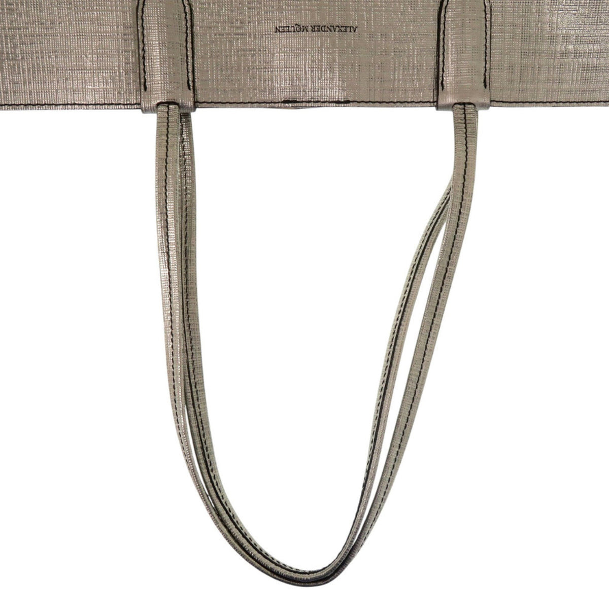 Alexander Mcqueen Silver Pouch Tote Bag (Pre-Owned)