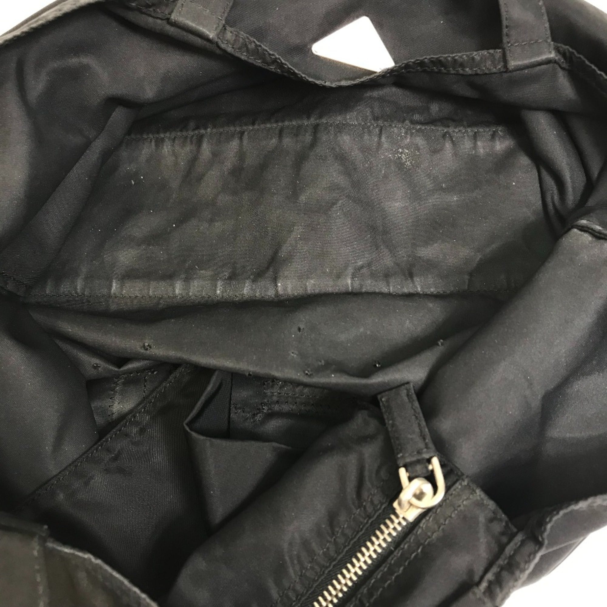 Prada Black Cloth Tote Bag (Pre-Owned)
