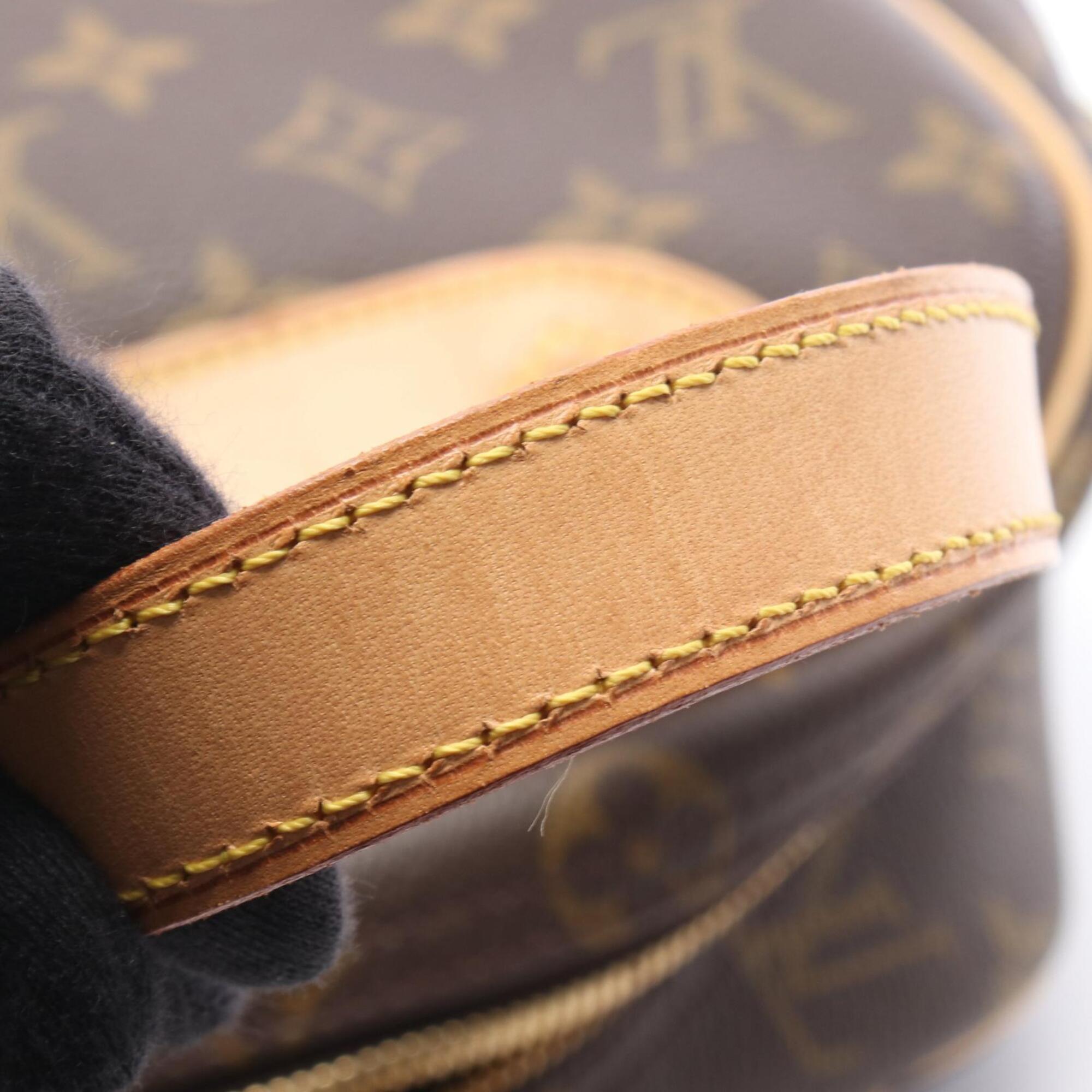 Louis Vuitton Brown Coated Canvas Pvc Monogram Leather Handbag (Pre-Owned)