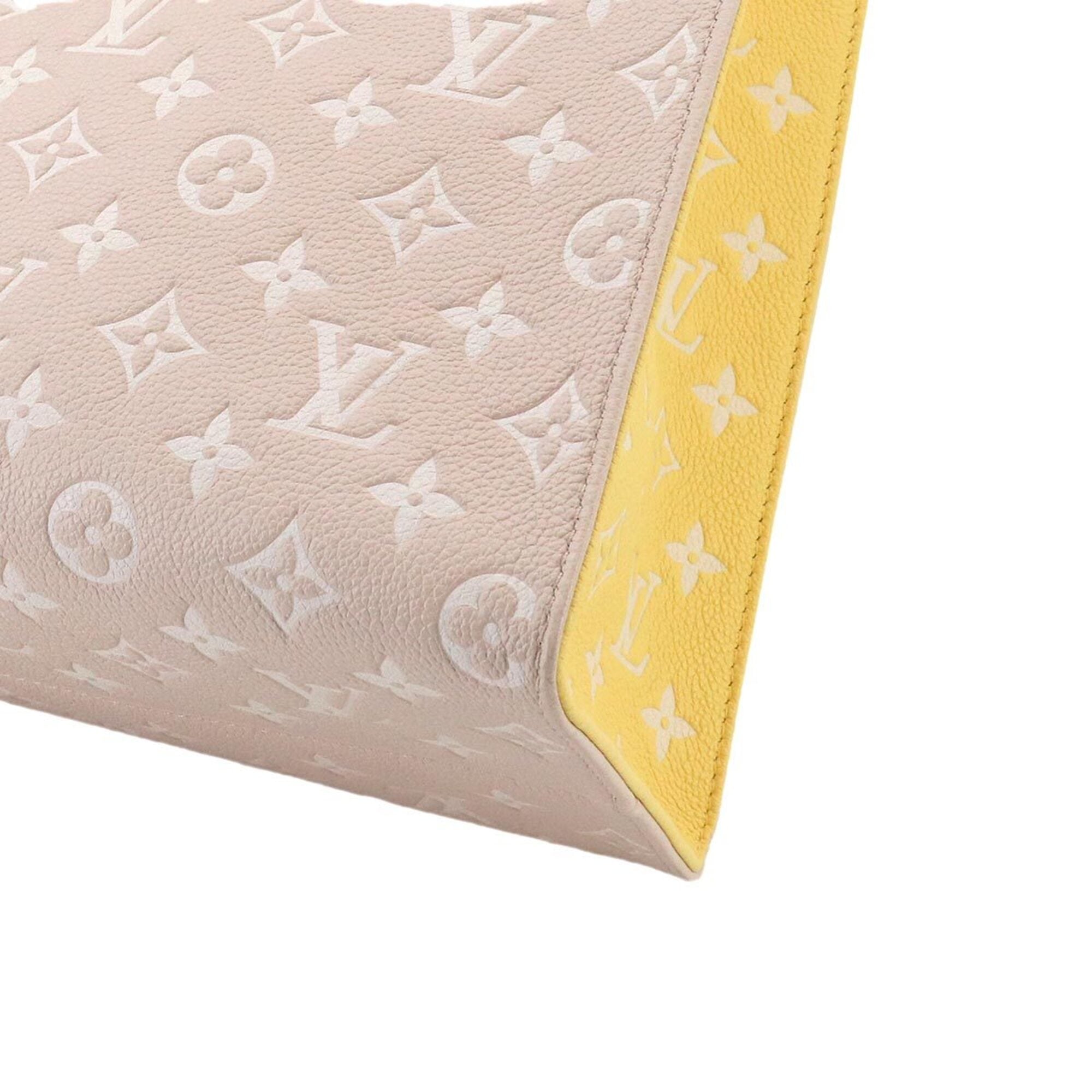 Louis Vuitton Beige Rose Monogram Empreinte Shoulder Bag Tote Bag (Pre-Owned)