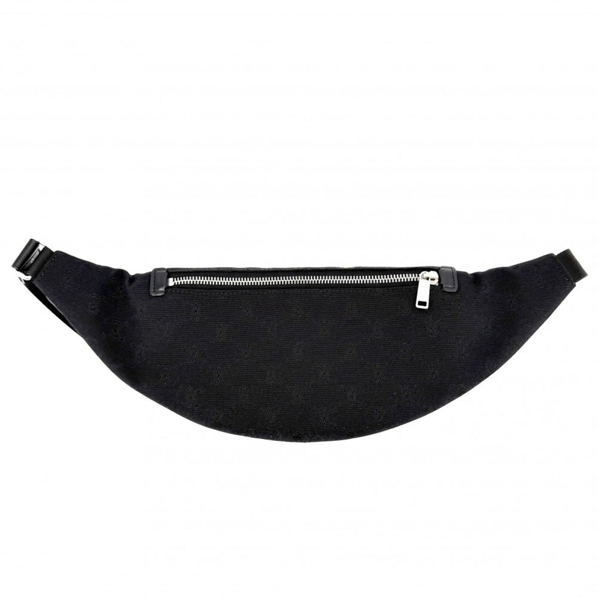 Celine Black Canvas Fanny Pack Sling Bag (Pre-Owned)