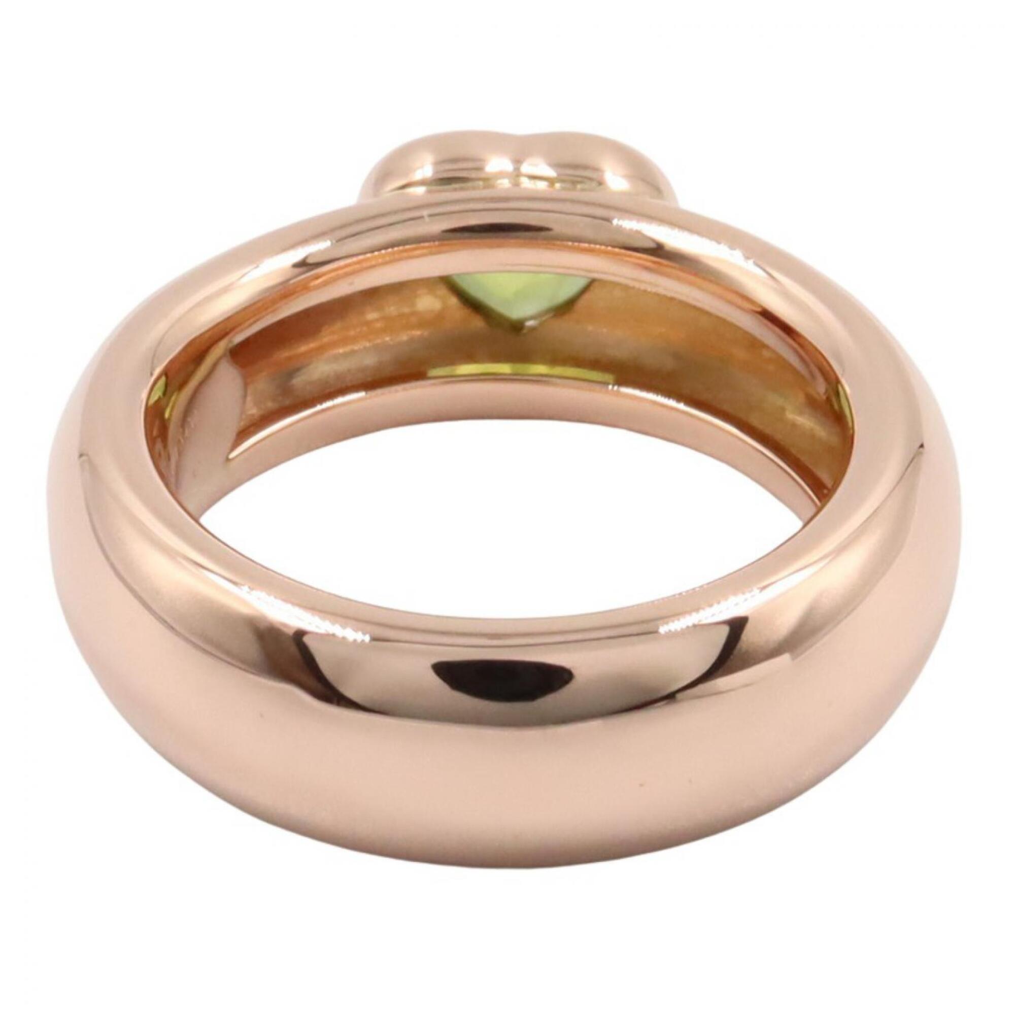 Tiffany Gold Green Pink Gold (18K) Band Ring (Pre-Owned)