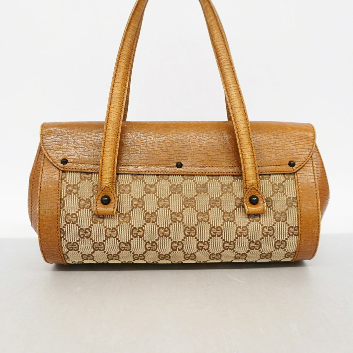 Gucci Beige Canvas Handbag (Pre-Owned)