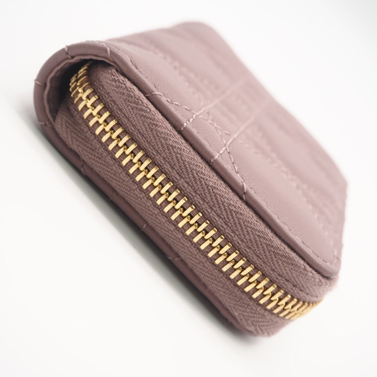 Christian Dior Purple Leather Coin Purse/Coin Case (Pre-Owned)