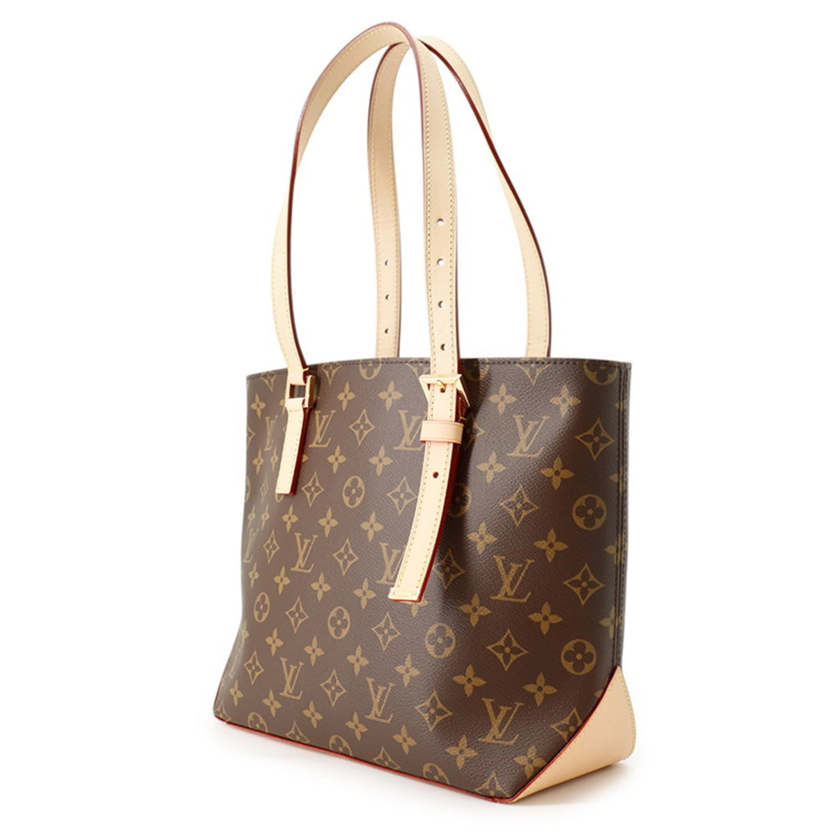 Louis Vuitton Beige Monogram Tote Bag (Pre-Owned)