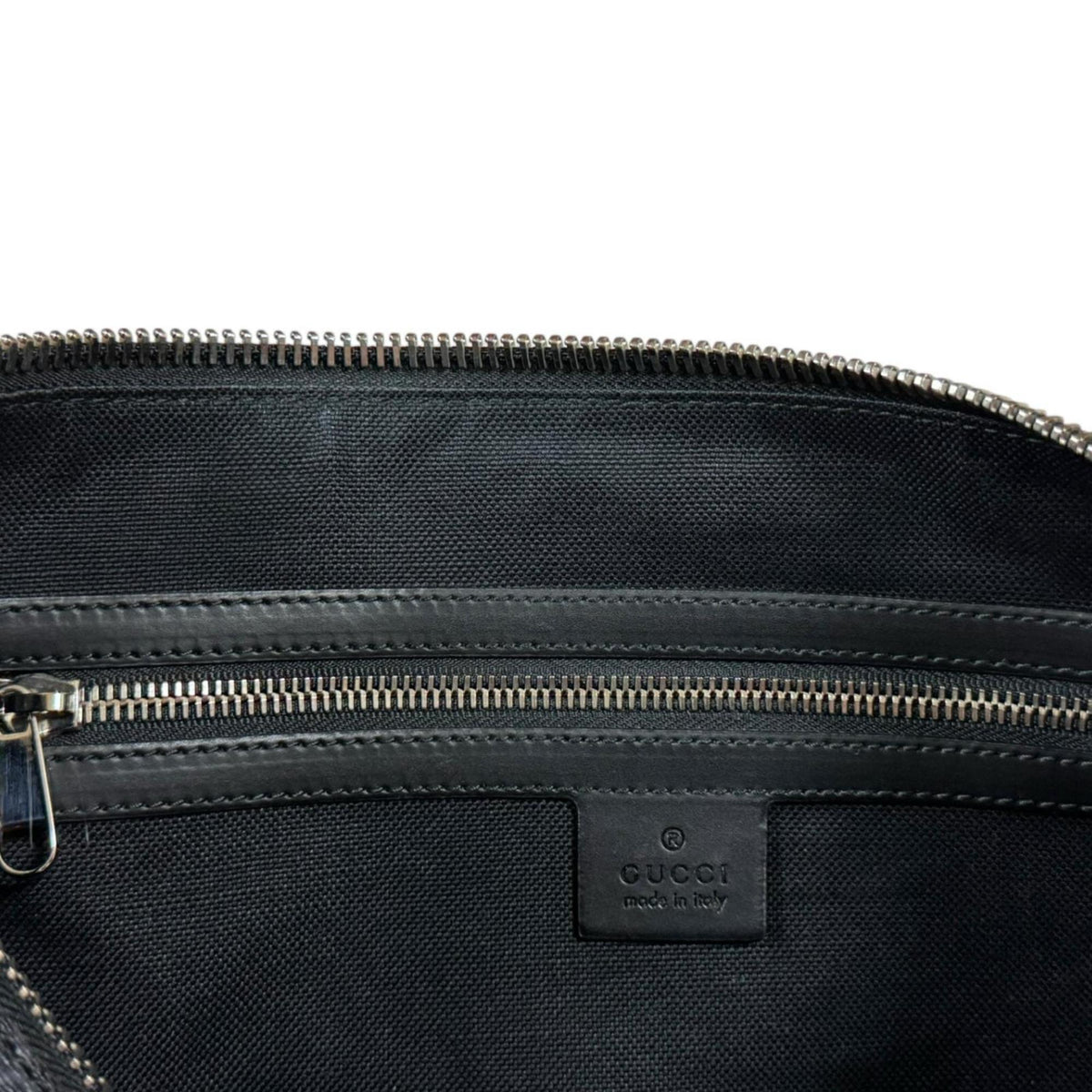Gucci Sherry Line Black Gg Supreme Shoulder Bag (Pre-Owned)