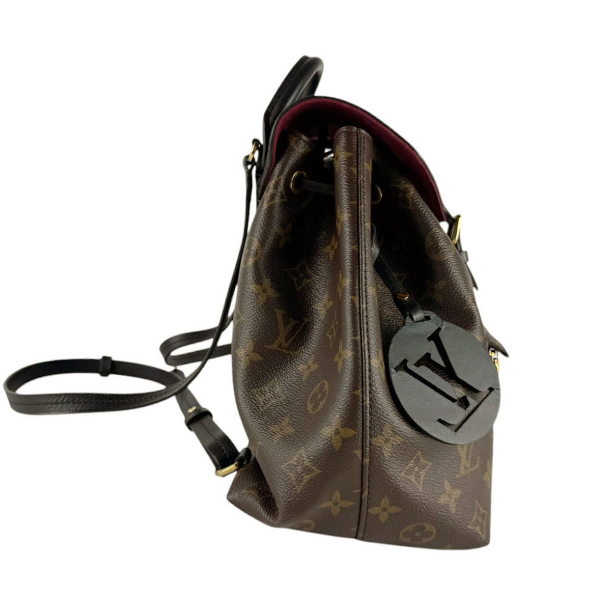 Louis Vuitton Black Brown Monogram Monogram Backpack (Pre-Owned)