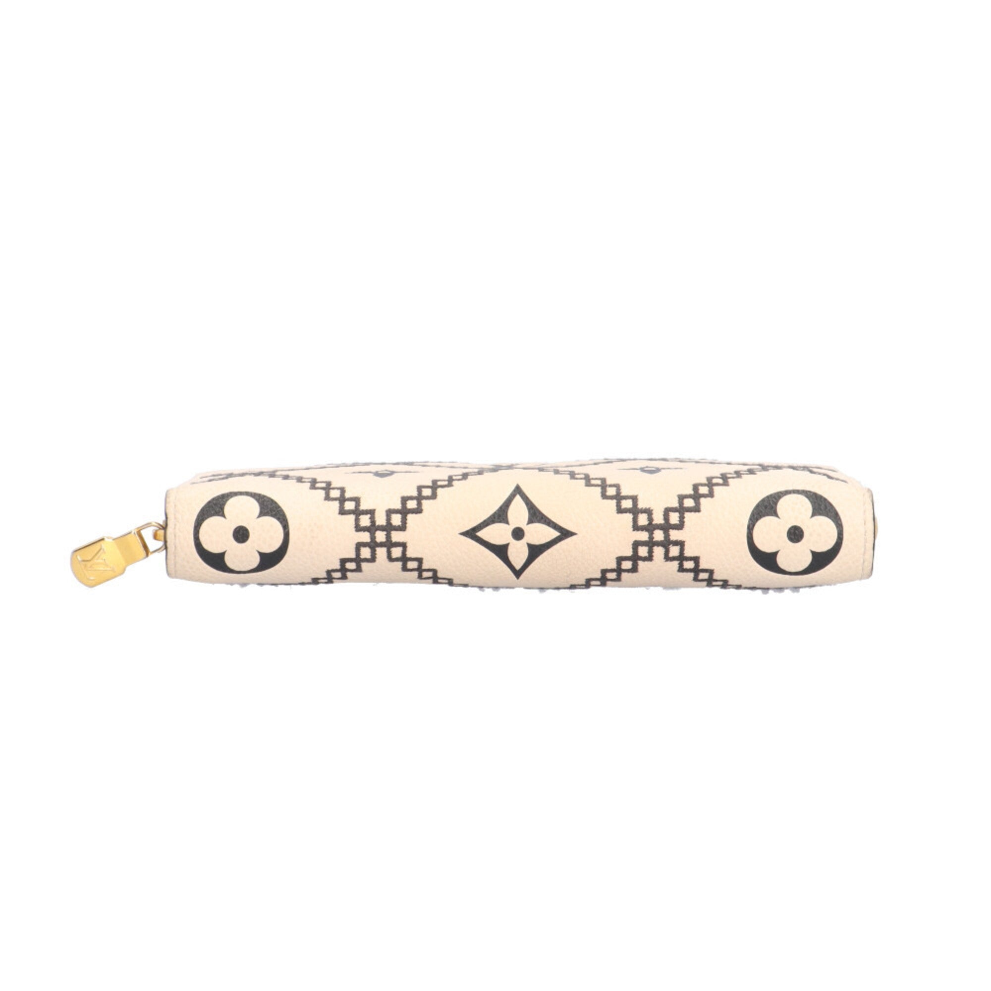 Louis Vuitton Monogram Empreinte Beige Leather Long Wallet (Bi-Fold) (Pre-Owned)
